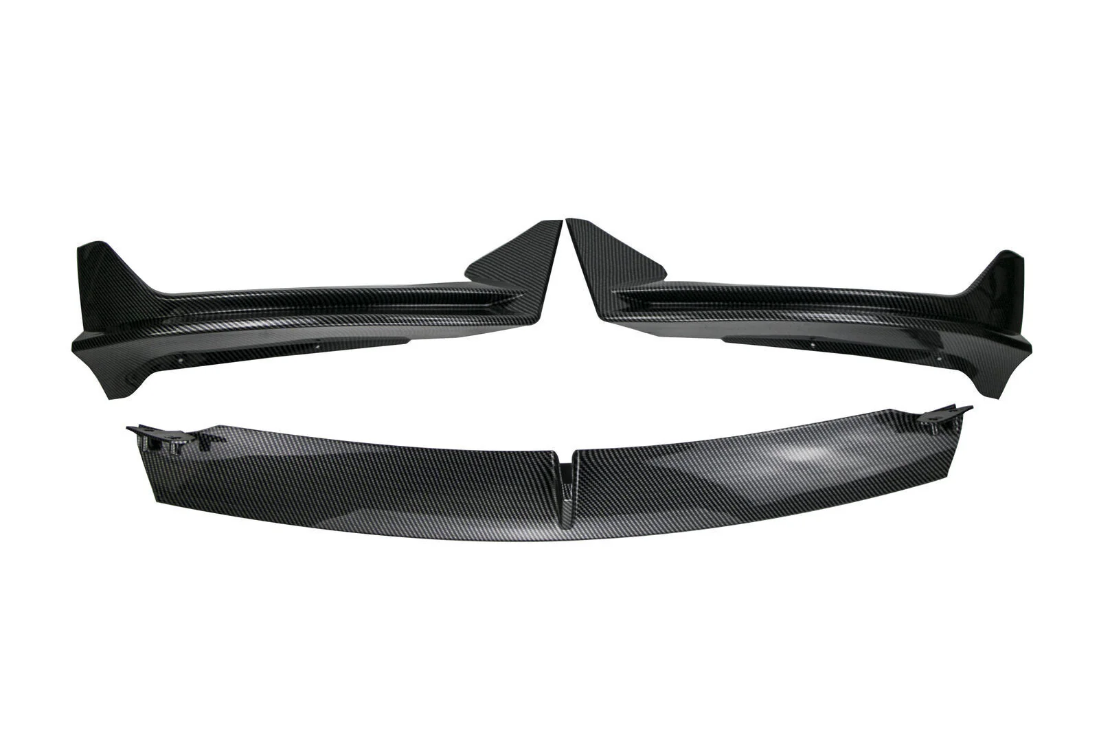 Carbon Style Front Bumper Lip Spoiler Splitter For Tesla Model Y 2020-2024 - Image 5
