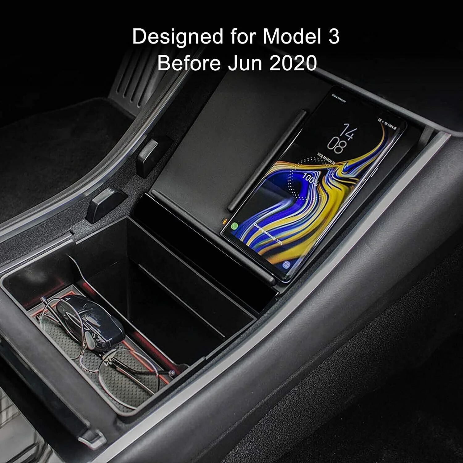 Center Wireless Charger Dual Phone Qi Charging Pad for Tesla Model 3 2017-2020 - Image 10