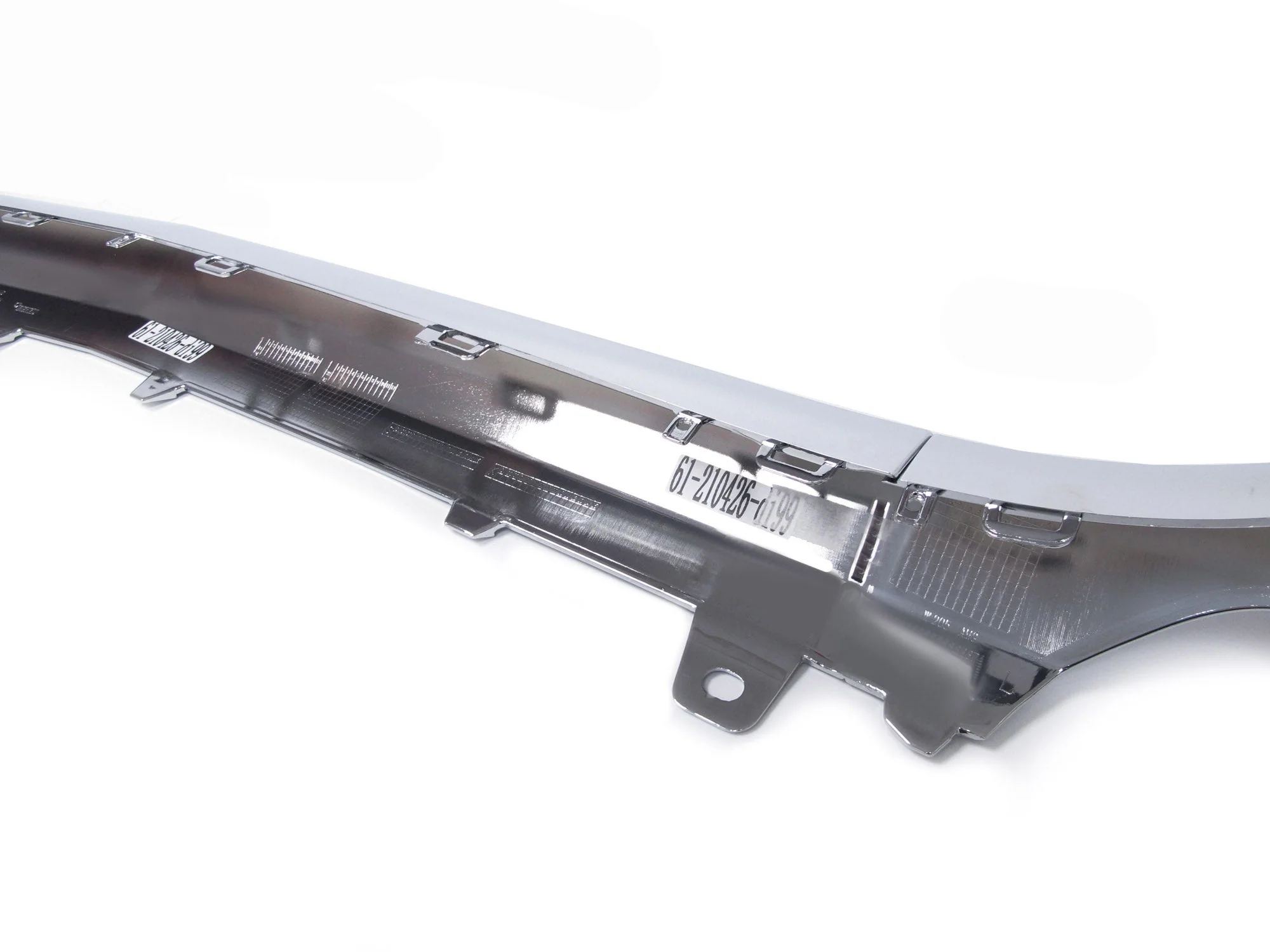 3pcs For Mercedes-Benz W205 AMG 2015-2018 Front Bumper Lip Lower Molding Trim Chrome - Image 10