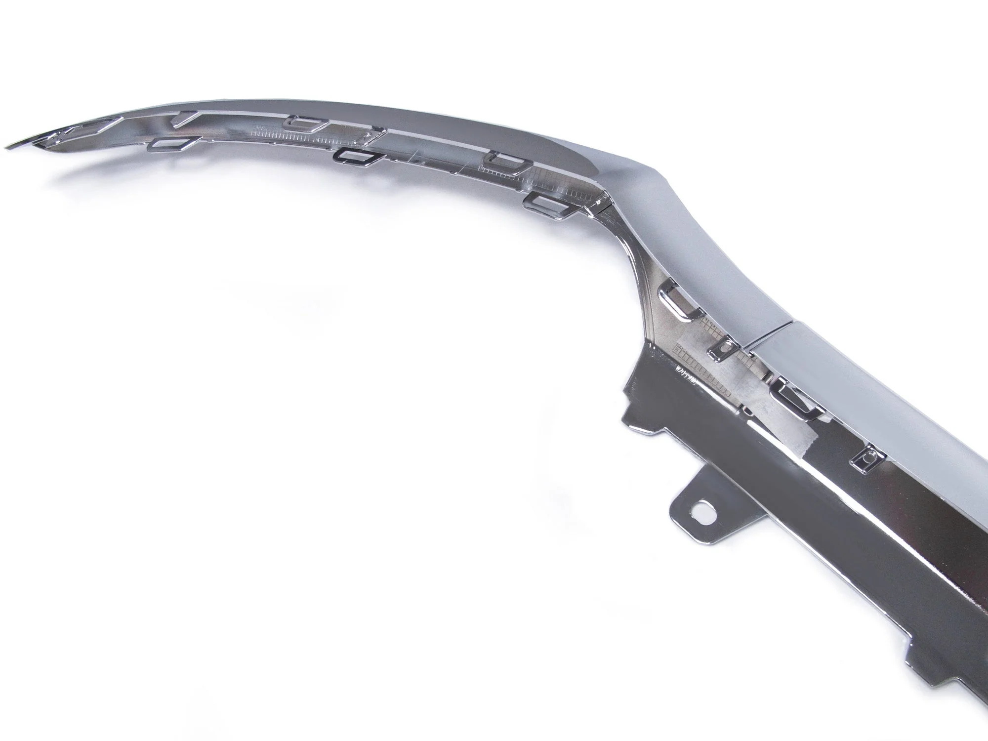 3pcs For Mercedes-Benz W205 AMG 2015-2018 Front Bumper Lip Lower Molding Trim Chrome - Image 11