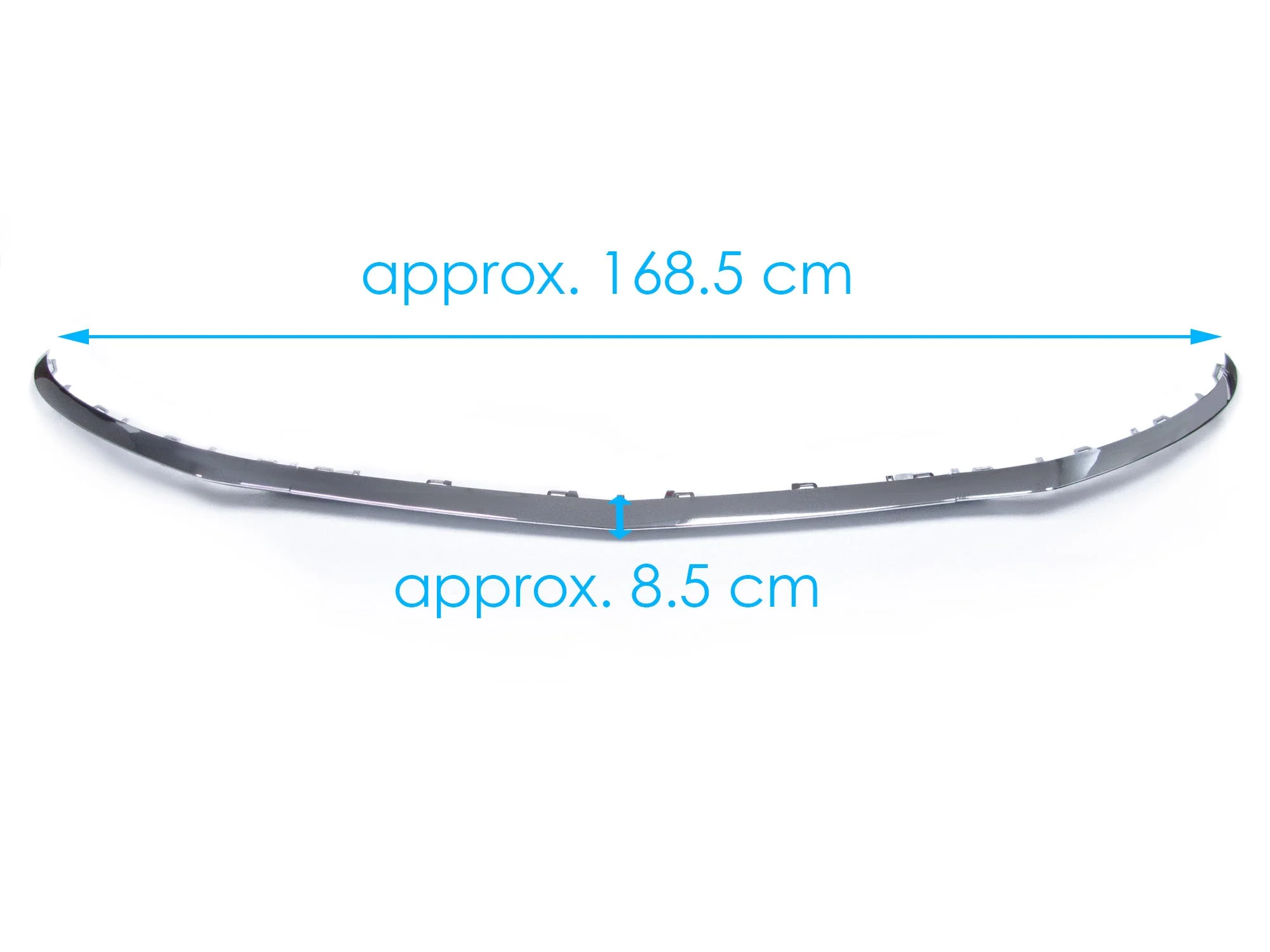 3pcs For Mercedes-Benz W205 AMG 2015-2018 Front Bumper Lip Lower Molding Trim Chrome - Image 14