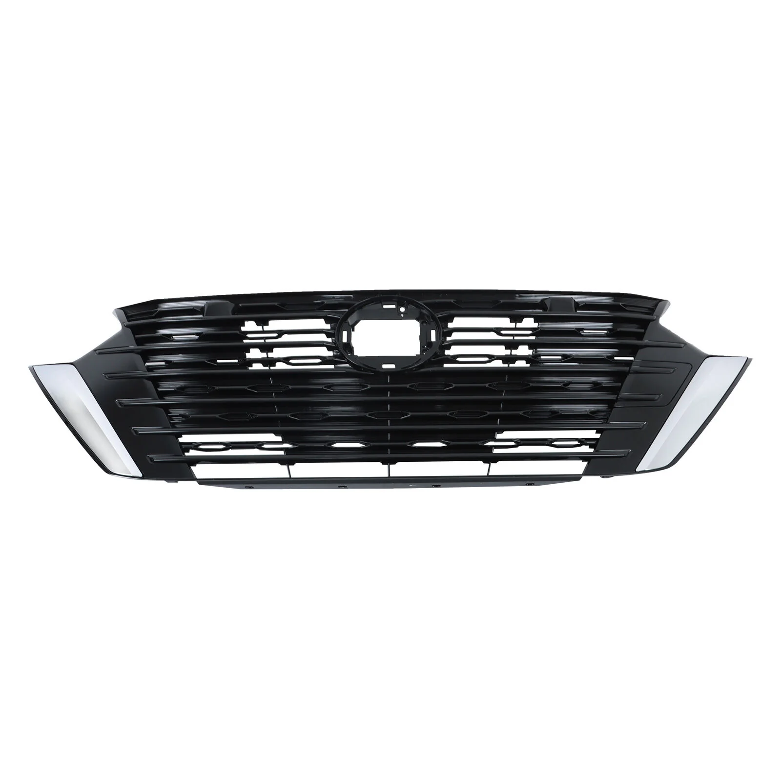 Chrome/Black Front Bumper Upper Grille For 2024-2025 Nissan Sentra S SV 62310-6LY0A