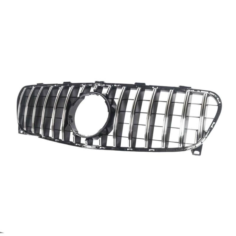 Chrome Front Grill For Mercedes GLA X156 GLA180 GLA200 GLA250 2018-2020 w/o Camera - Image 3