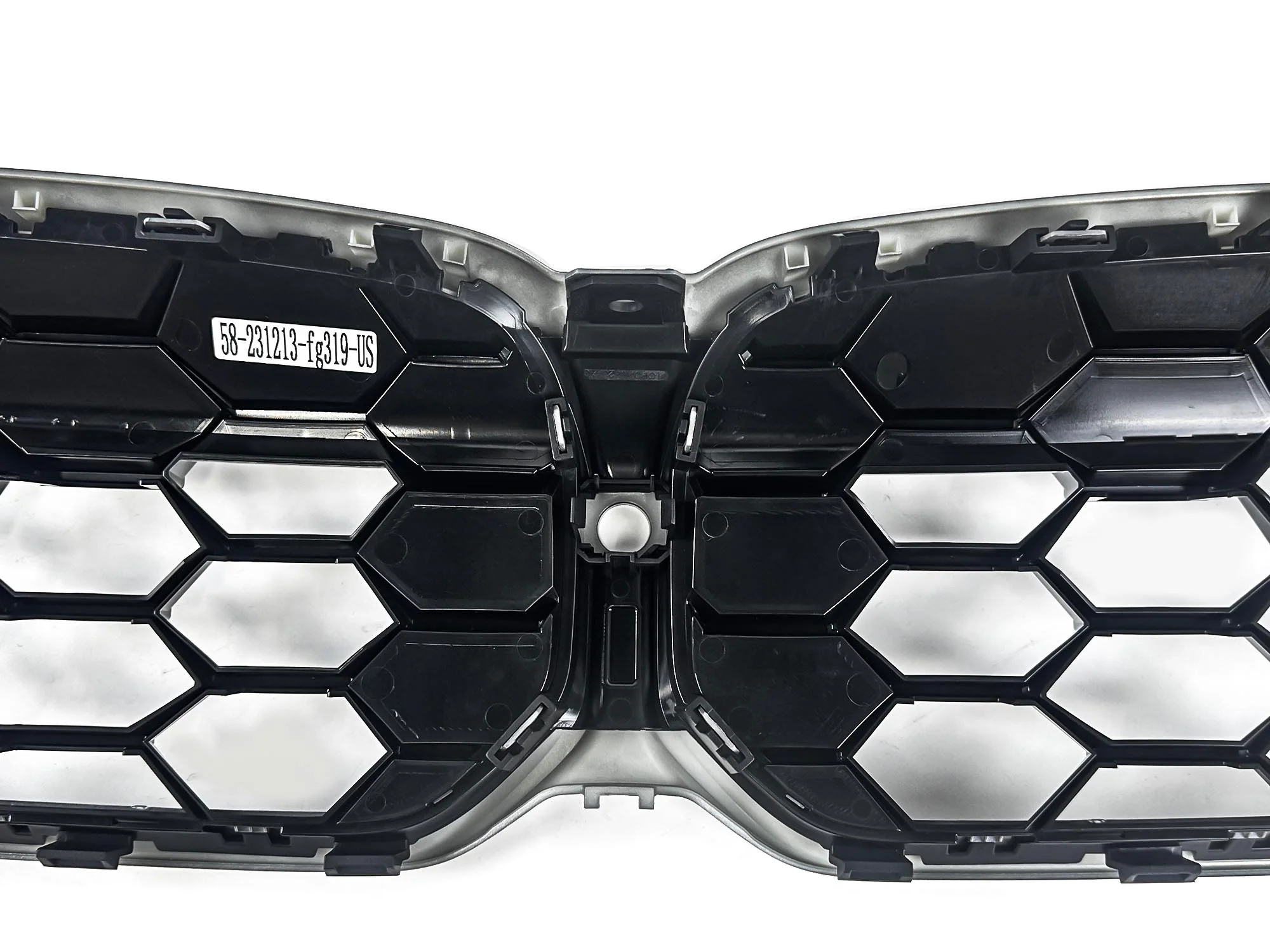 Chrome Diamond Front Grill Honeycomb for BMW G20 M340i 330i 2023 2024 - Image 14