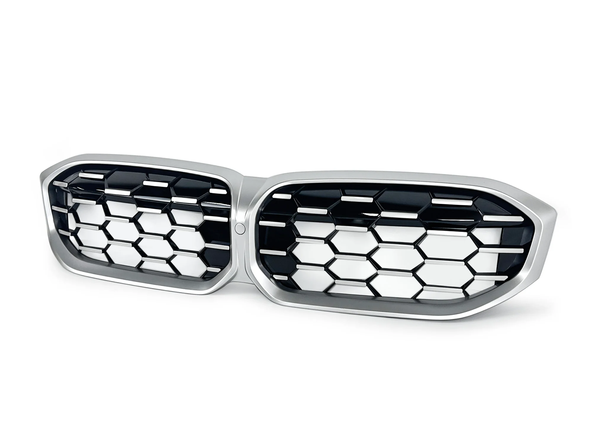 Chrome Diamond Front Grill Honeycomb for BMW G20 M340i 330i 2023 2024 - Image 7