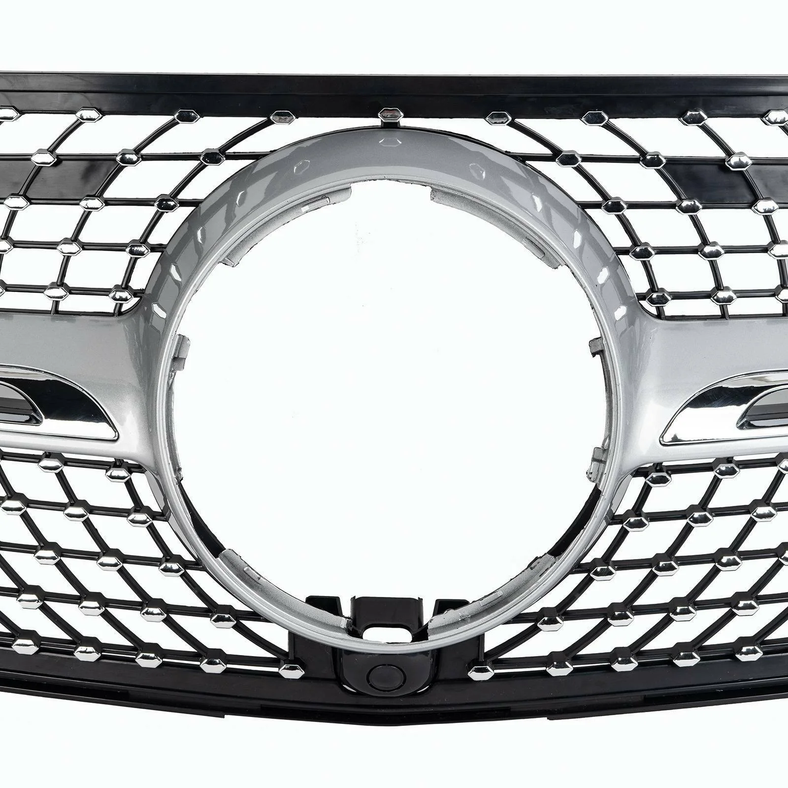 Chrome Diamond Front Grill For 2016-2019 Mercedes W166 GLE SUV - Image 6