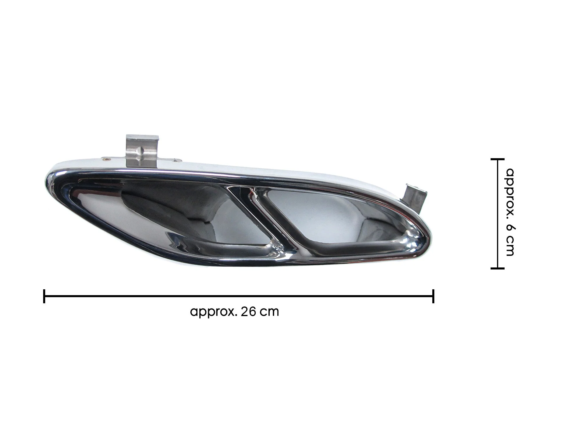 Chrome/Black Exhaust Tips for Mercedes W212 W205 Sedan Coupe C207 W166 W253 - Image 11
