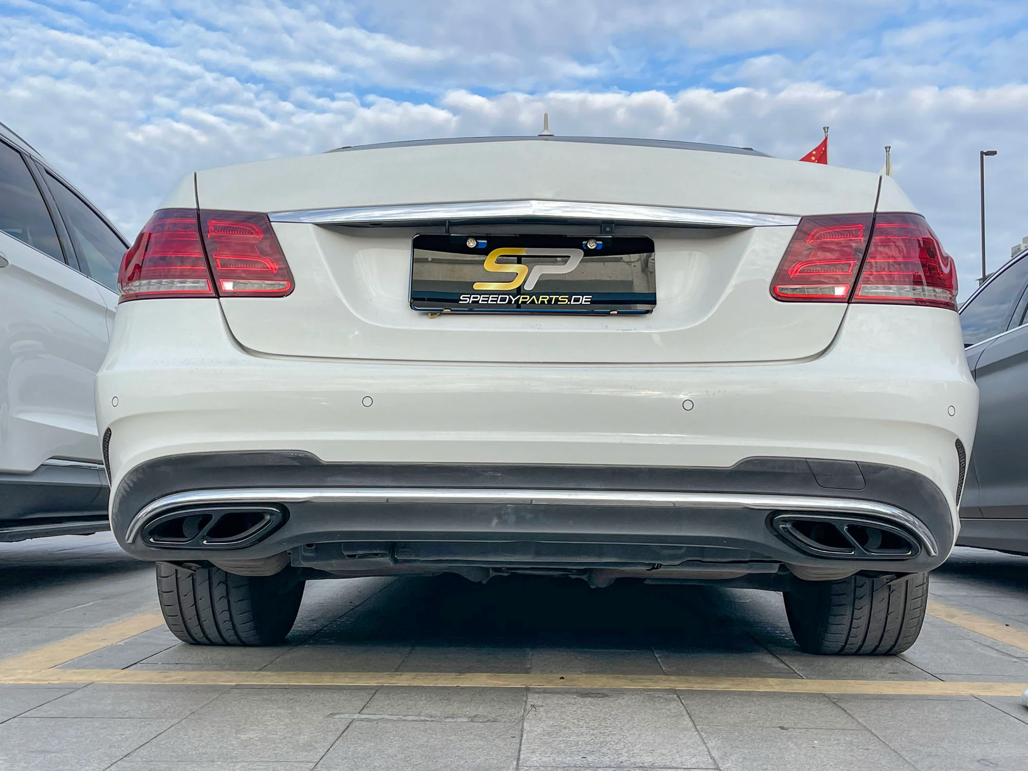 Chrome/Black Exhaust Tips for Mercedes W212 W205 Sedan Coupe C207 W166 W253 - Image 14