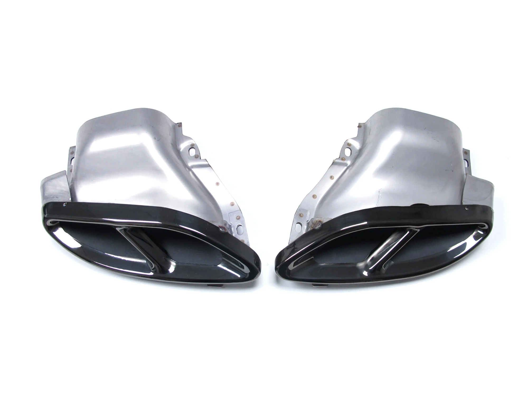 Chrome/Black Exhaust Tips for Mercedes W212 W205 Sedan Coupe C207 W166 W253 - Image 19
