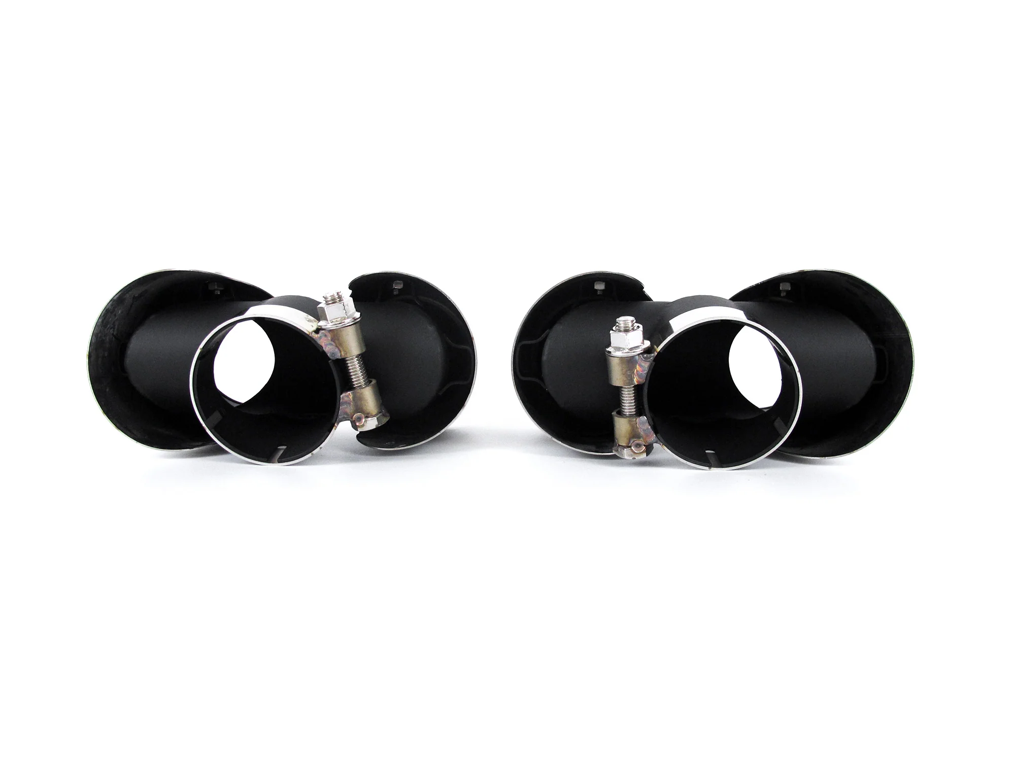 Pair For 2020+ Land Rover Defender 90/110 3.0L 2L Exhaust Muffler Tips Brushed - Image 19