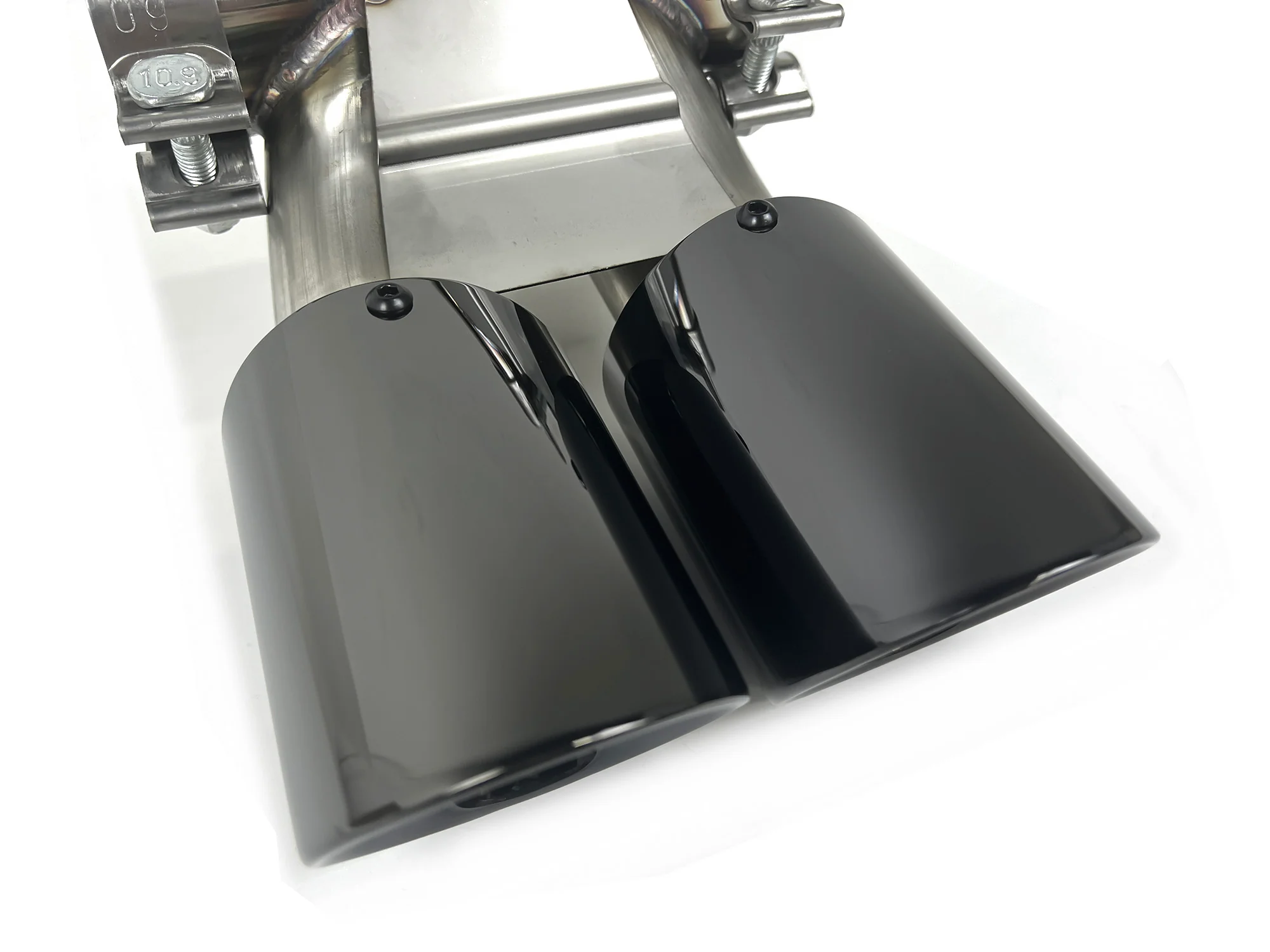 Black Triple Exhaust Tip For Porsche 718 Cayman Boxster Base/T/S/GTS 2.0/2.5L 2017-2025 - Image 5