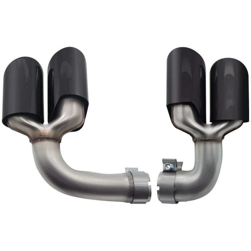 Chrome Exhaust Tips Sporty for Porsch Cayenne E-Hybrid 9Y0 9Y3 2019-2026 - Image 13