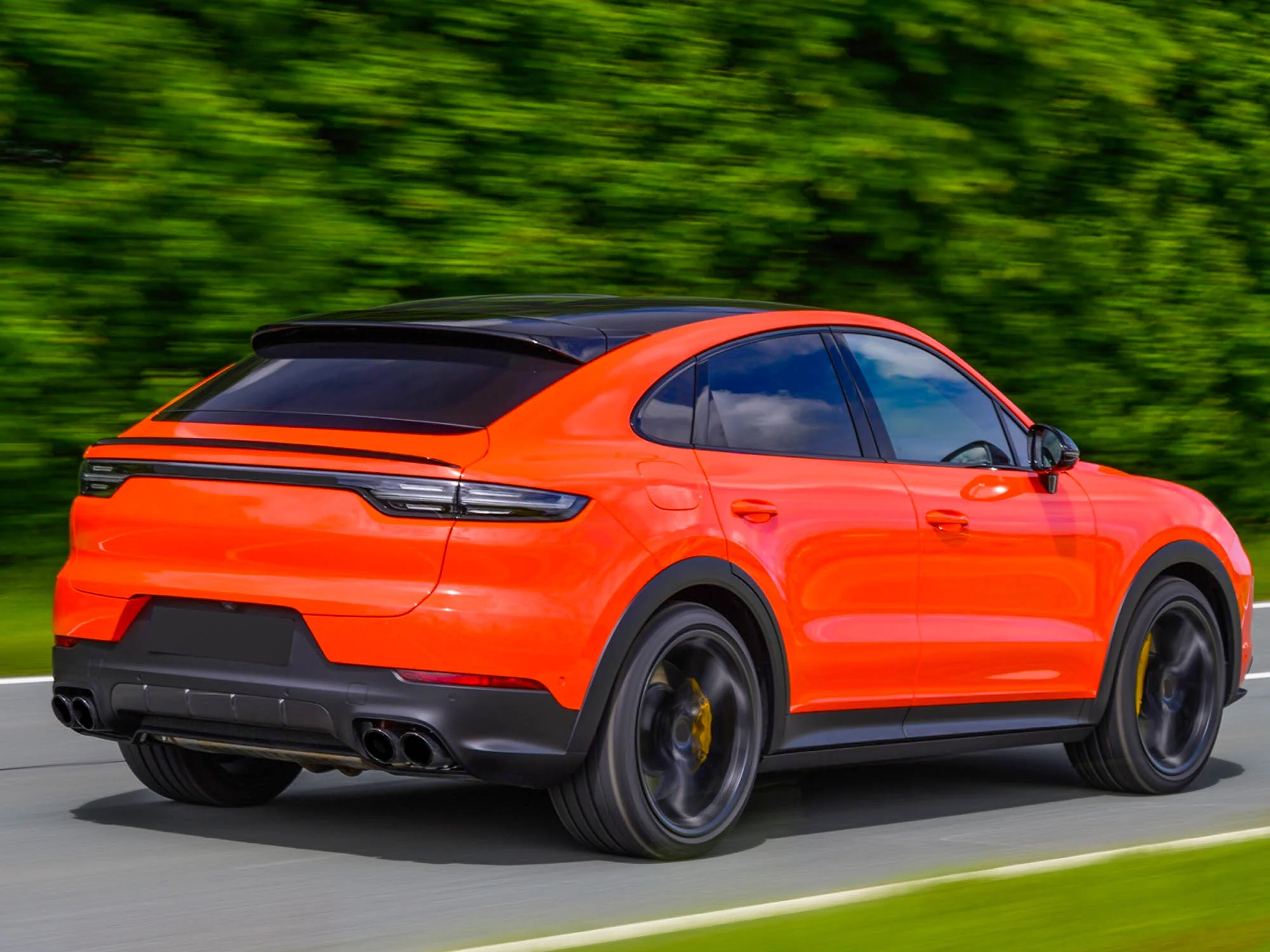 Chrome Exhaust Tips Sporty for Porsch Cayenne E-Hybrid 9Y0 9Y3 2019-2026 - Image 16