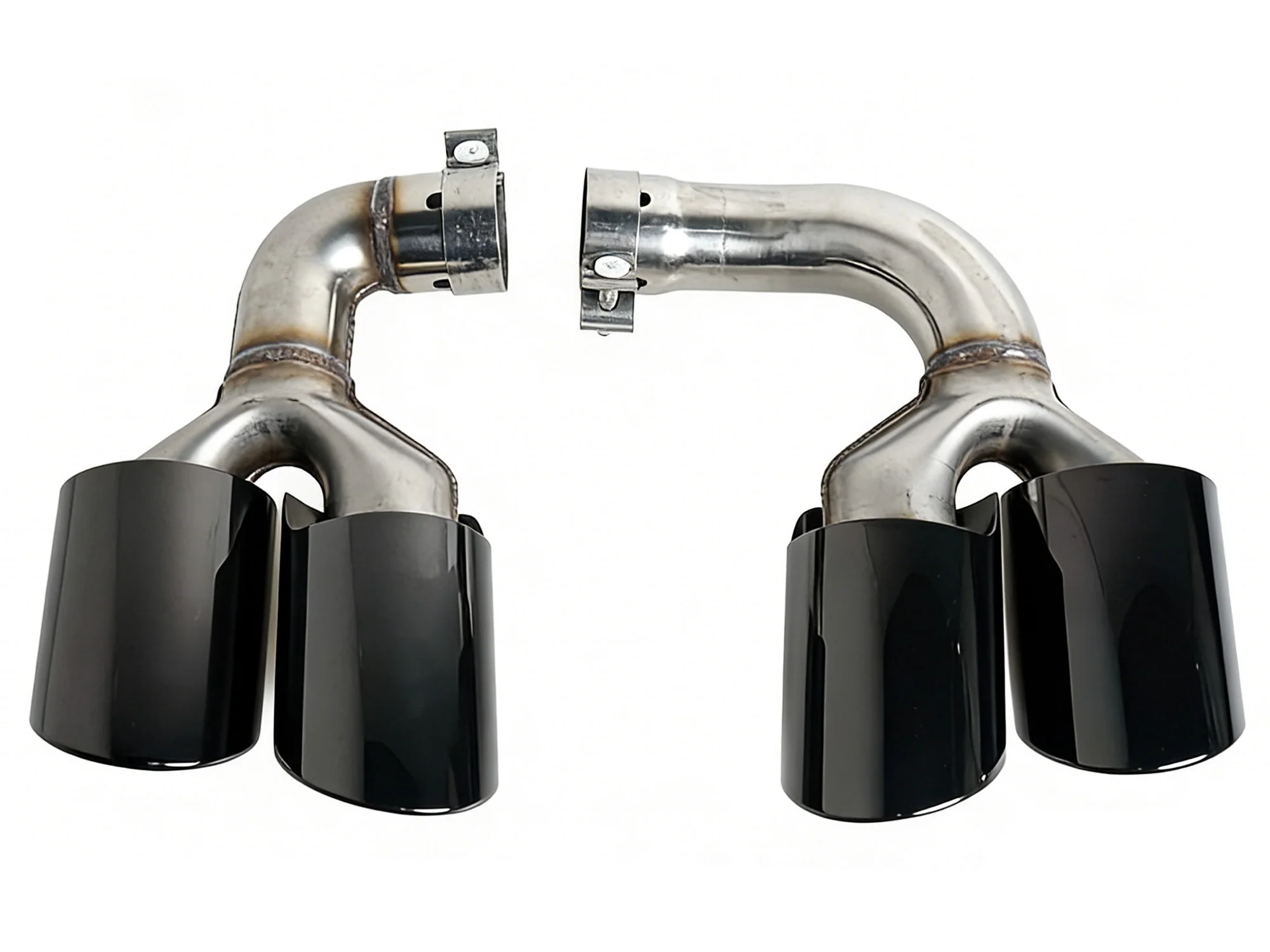 Chrome Exhaust Tips Sporty for Porsch Cayenne E-Hybrid 9Y0 9Y3 2019-2026 - Image 17