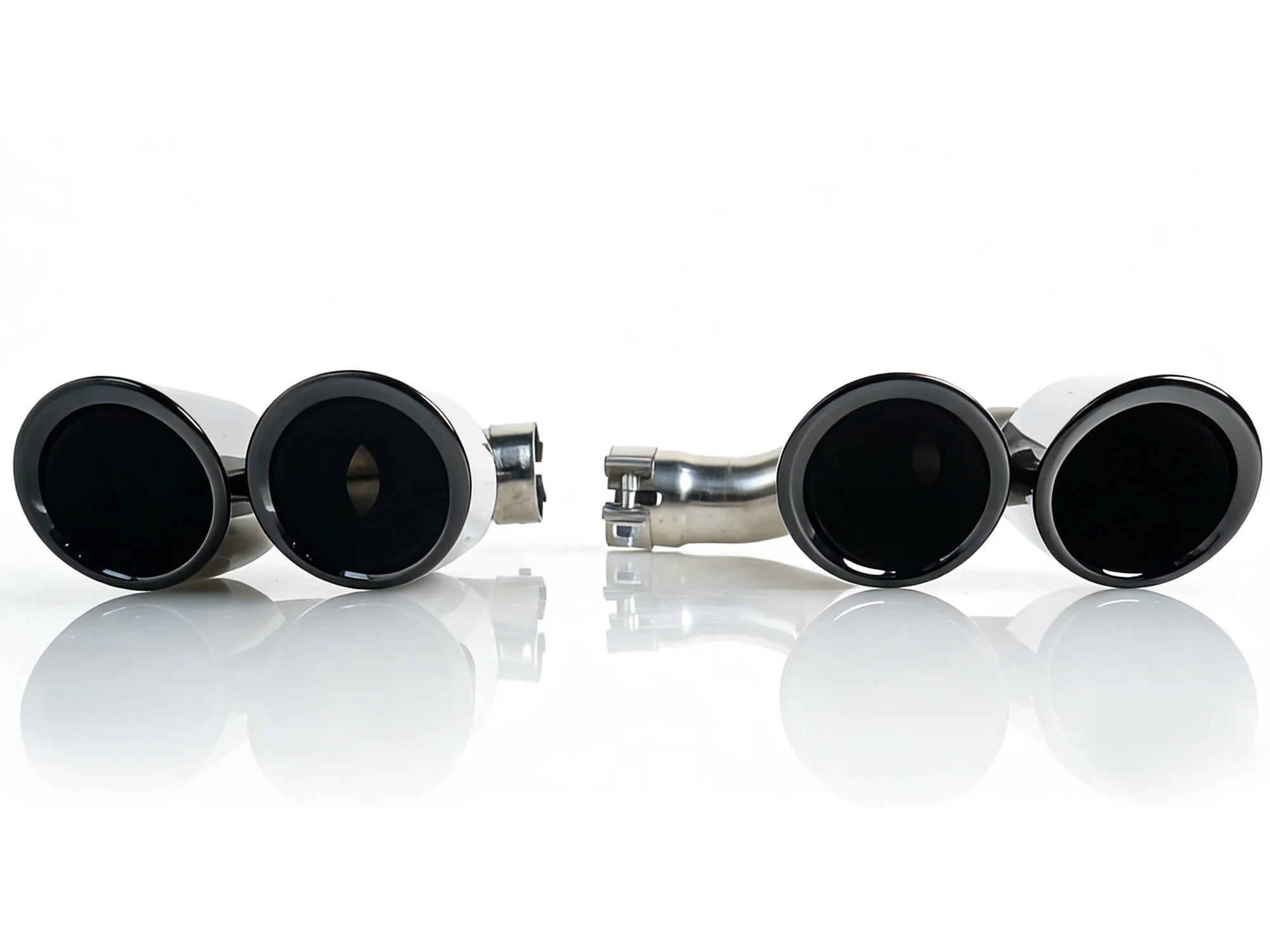 Chrome Exhaust Tips Sporty for Porsch Cayenne E-Hybrid 9Y0 9Y3 2019-2026 - Image 18