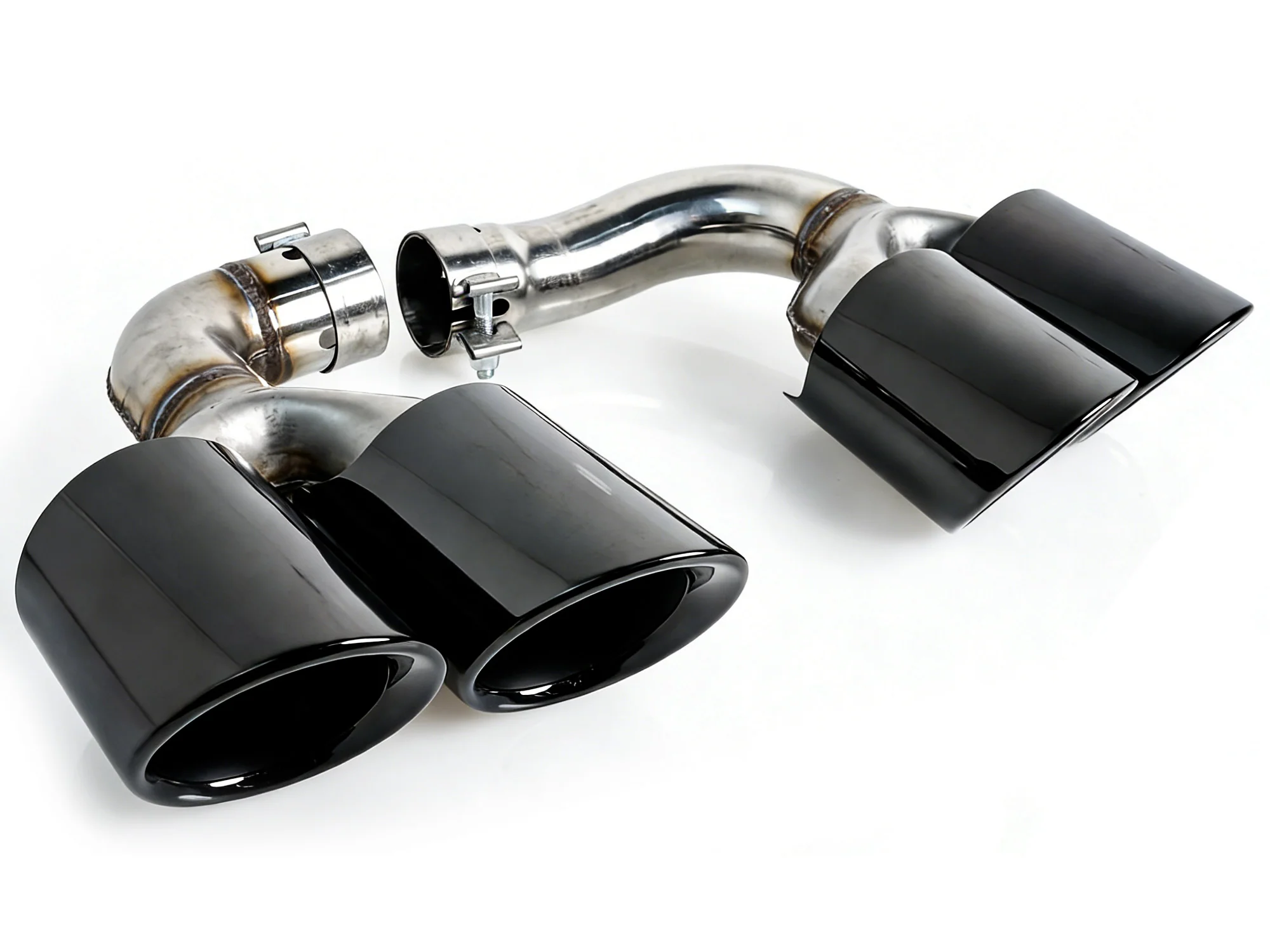 Chrome Exhaust Tips Sporty for Porsch Cayenne E-Hybrid 9Y0 9Y3 2019-2026 - Image 20