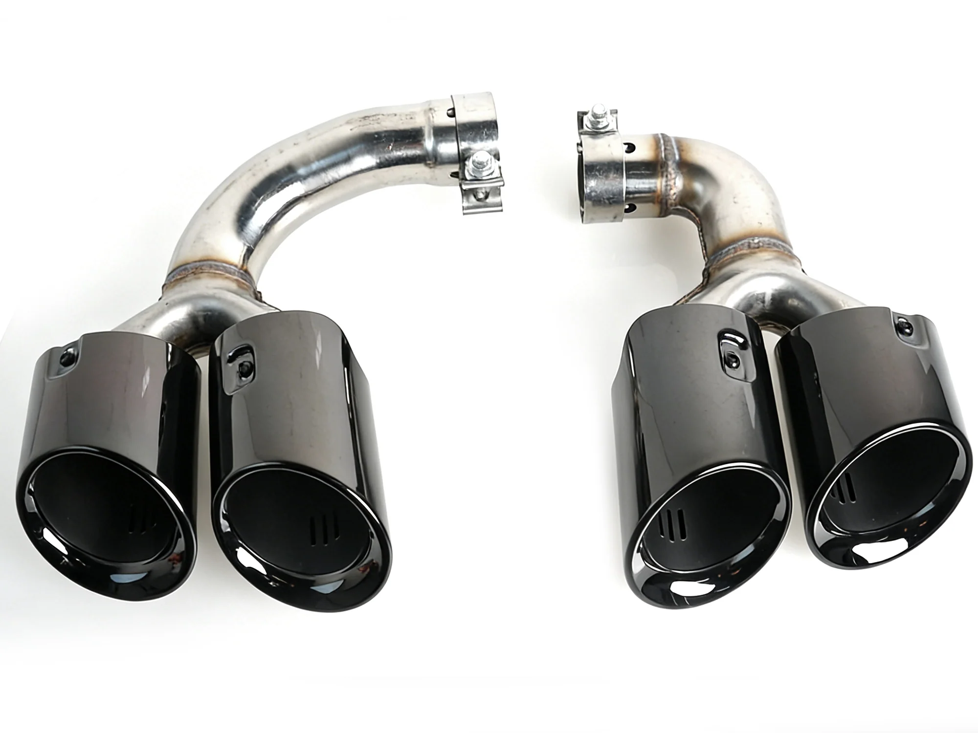 Chrome Exhaust Tips Sporty for Porsch Cayenne E-Hybrid 9Y0 9Y3 2019-2026 - Image 25