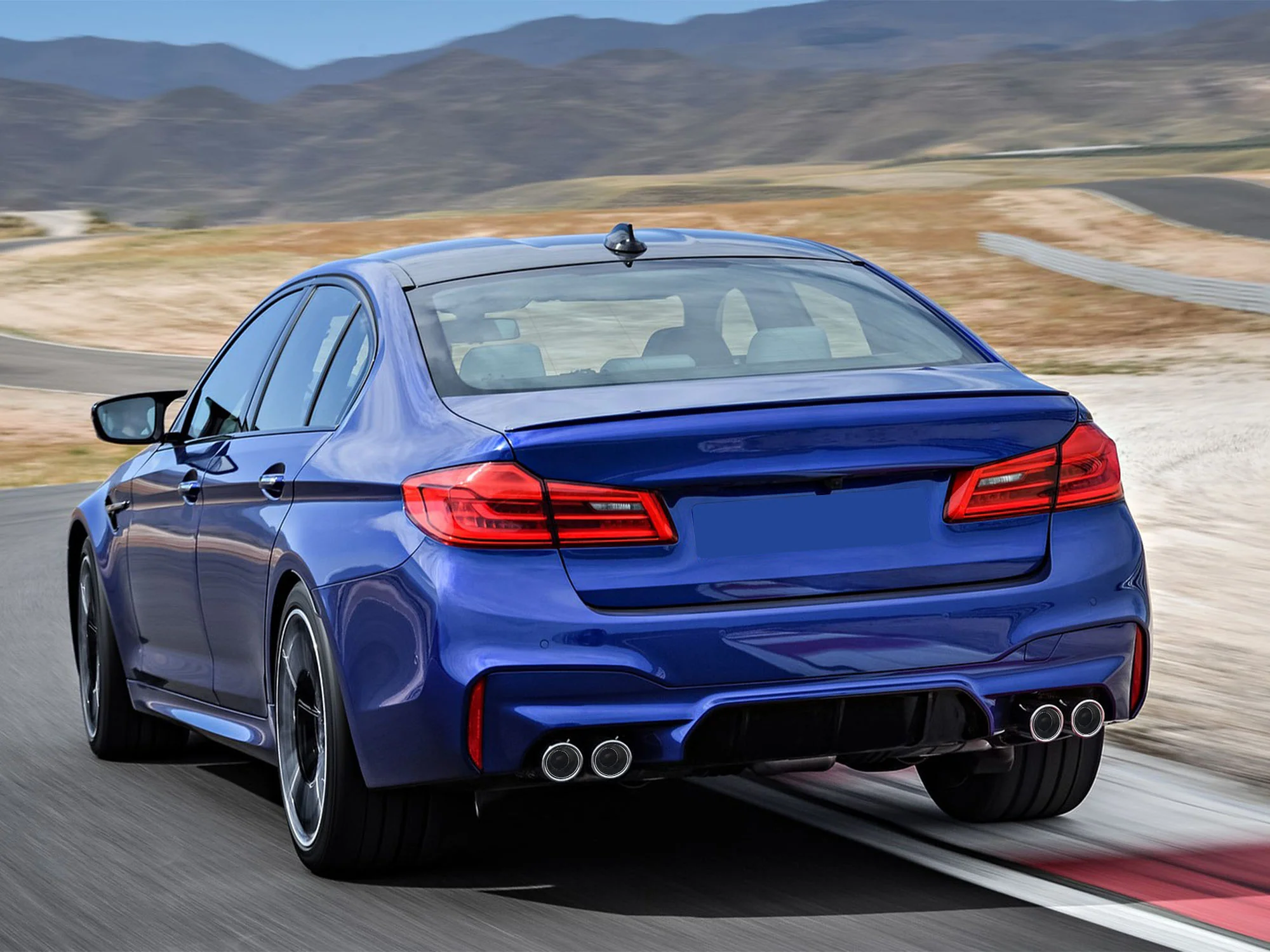 Chrome Exhaust Tips Upgrade for BMW G30 525i 528i 530i 540i M-Sport 2017-2019-2023 - Image 2
