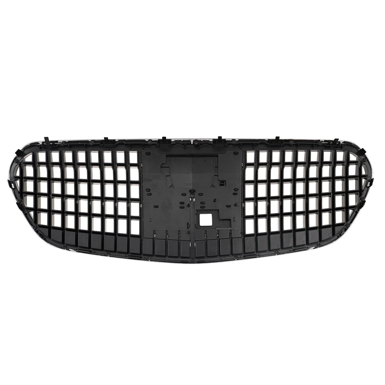 Chrome Front Bumper Grill For Mercedes Benz W223 S680 S550 S580 Sedan 2021-2024 W/ACC - Image 4