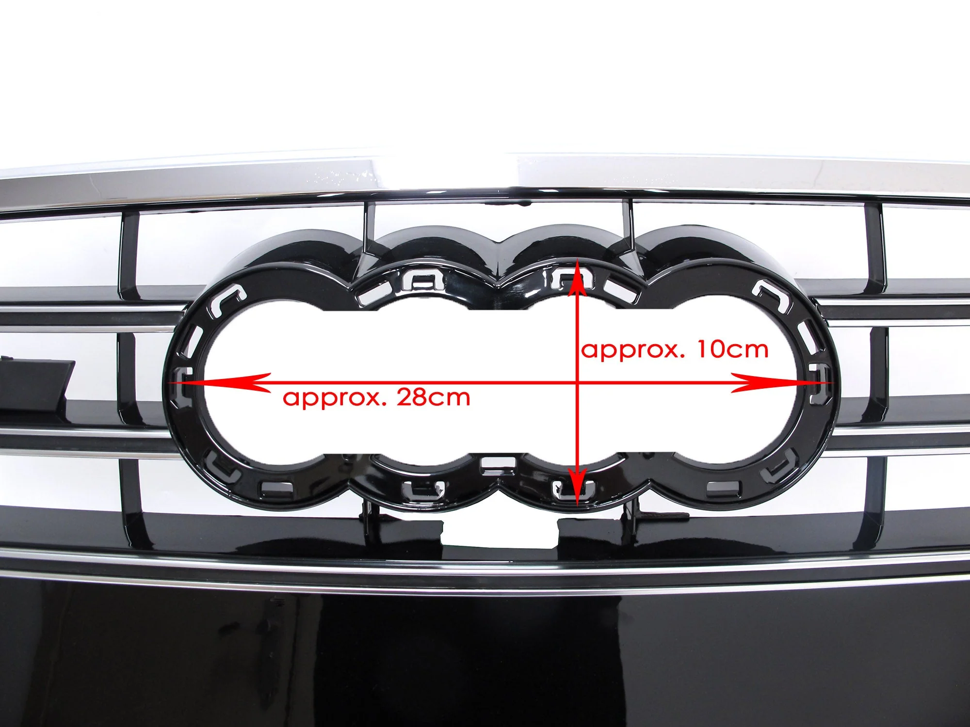 Chrome Front Bumper Grille for AUDI A6 C7 S6 2012-2015 - Image 15
