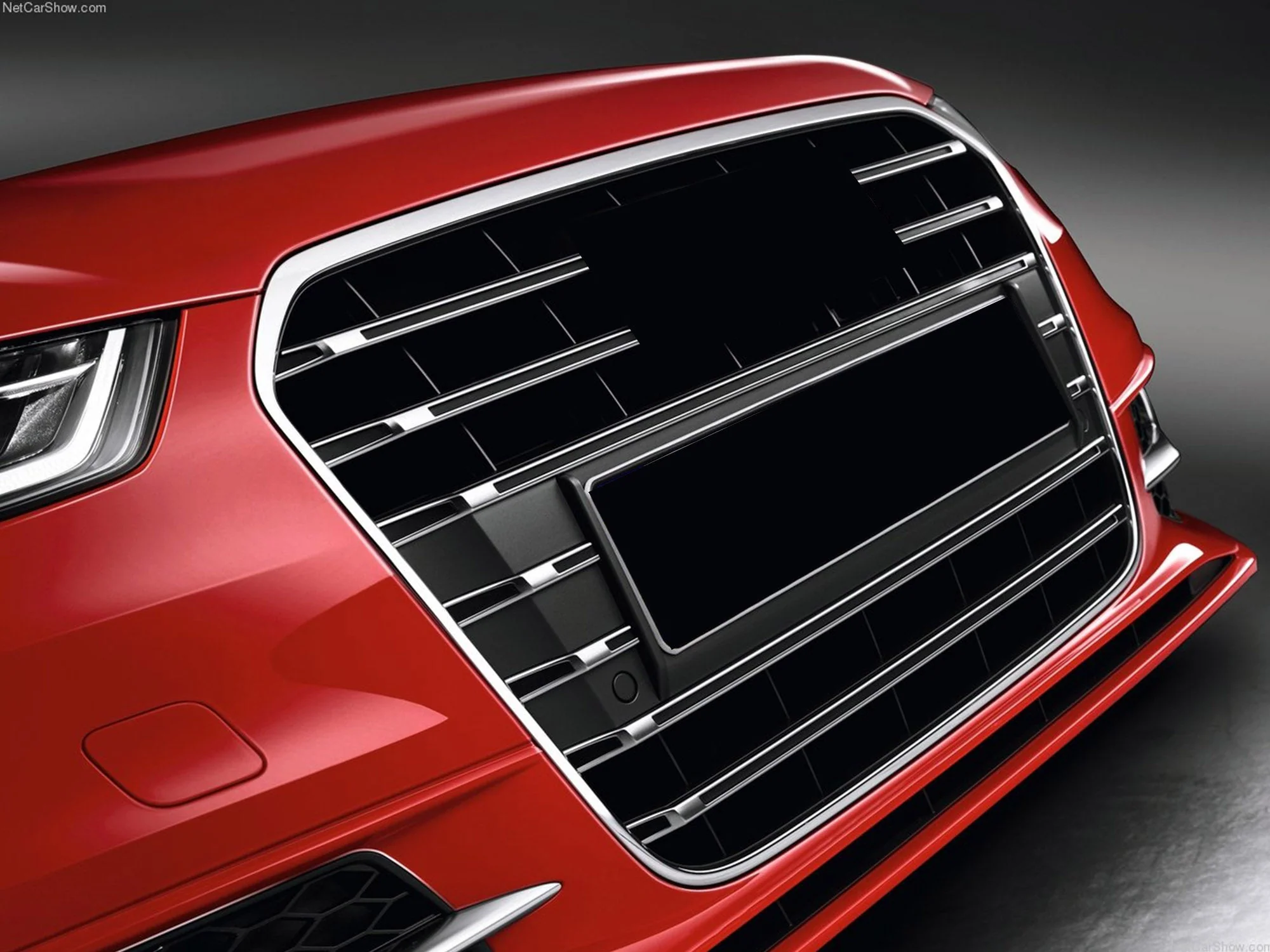 Chrome Front Bumper Grille for AUDI A6 C7 S6 2012-2015 - Image 3