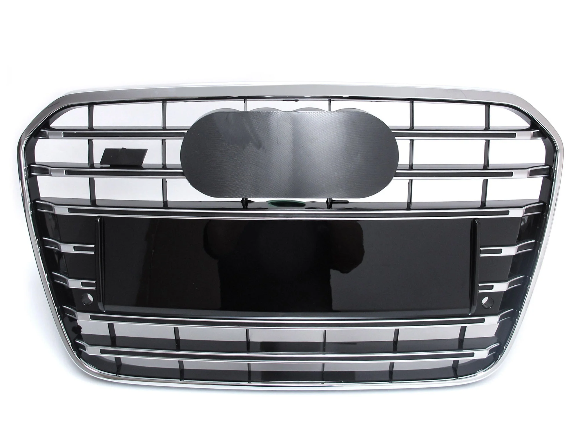 Chrome Front Bumper Grille for AUDI A6 C7 S6 2012-2015 - Image 4