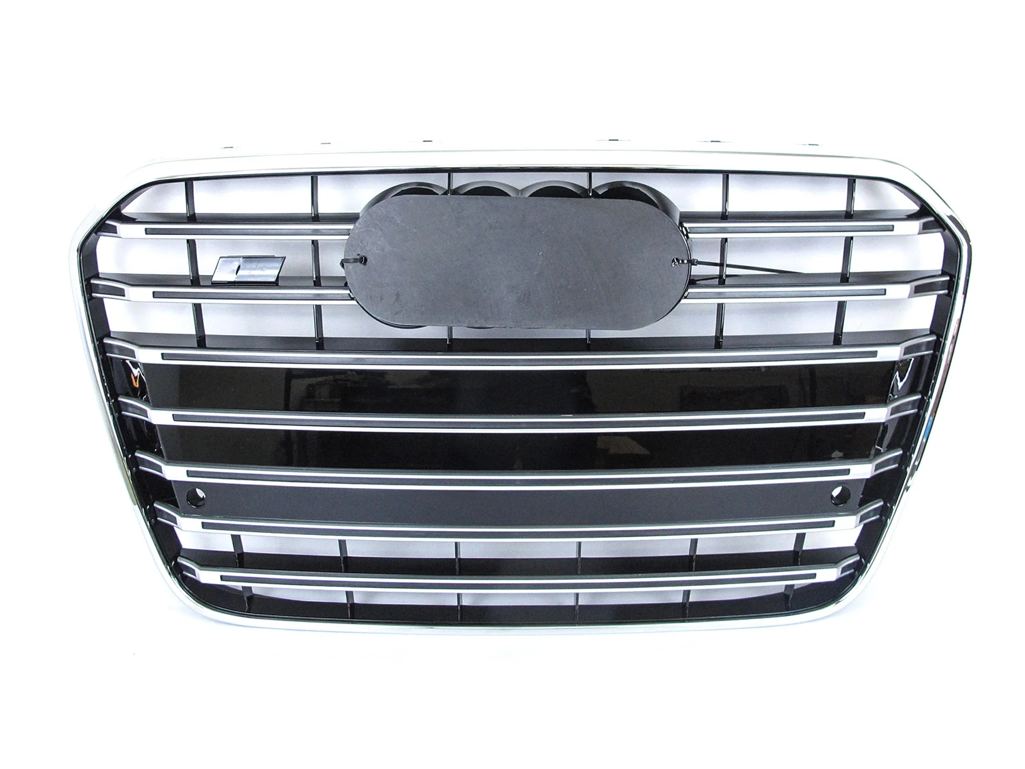 For Audi A6 C7 S6 2012 2013 2014 2015 Grille Chrome Front Bumper Radiator Grill fg213 - Image 5
