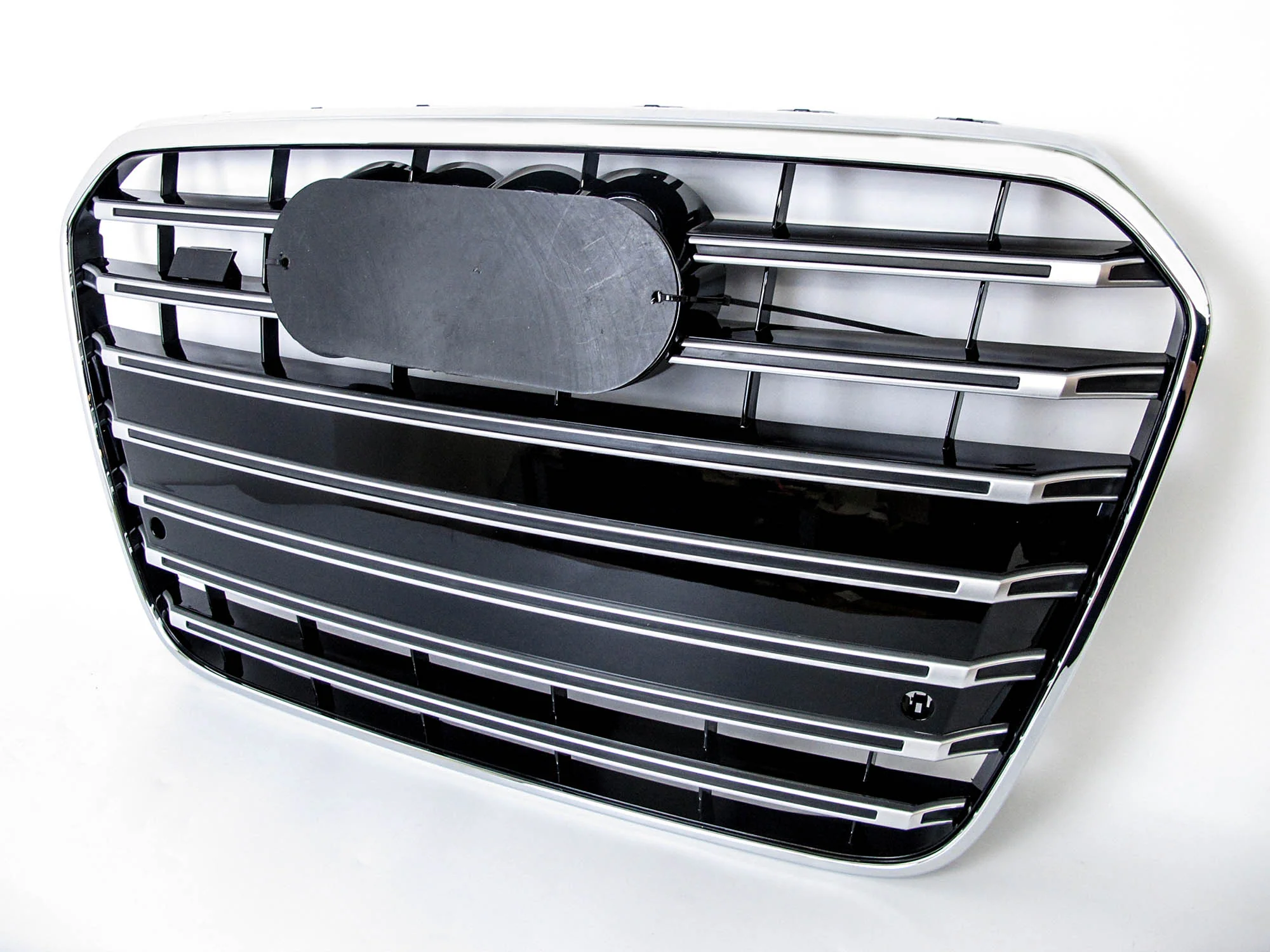 For Audi A6 C7 S6 2012 2013 2014 2015 Grille Chrome Front Bumper Radiator Grill fg213 - Image 7