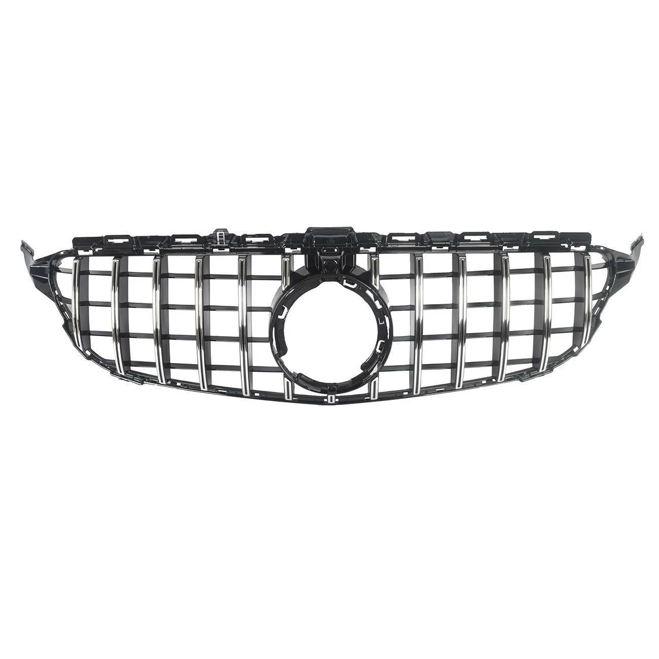 Front Bumper Grill For Mercedes W205 C205 C200 C300 C450 C43 2019-2021 - Image 2