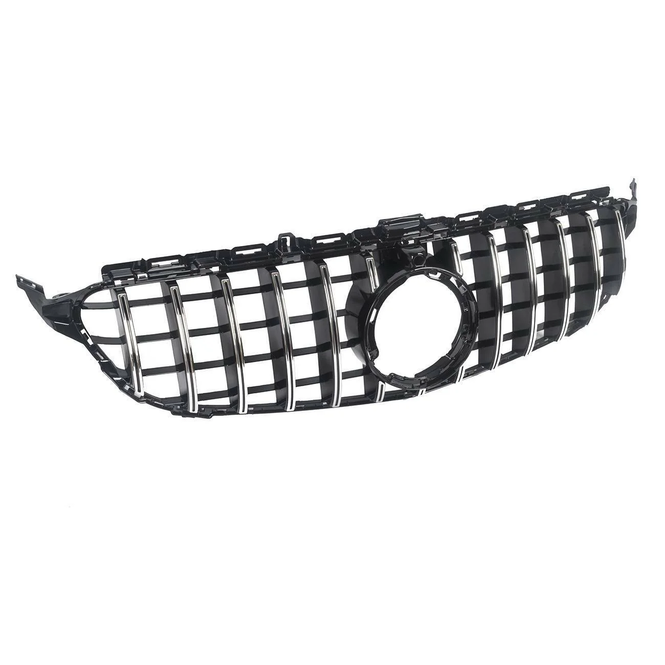 Front Bumper Grill For Mercedes W205 C205 C200 C300 C450 C43 2019-2021 - Image 3