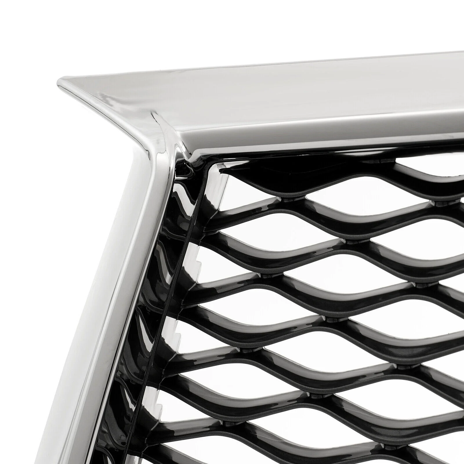Chrome Front Bumper Mesh Grille For 2019-2023 Infiniti QX50 W/ Camera Hole - Image 2