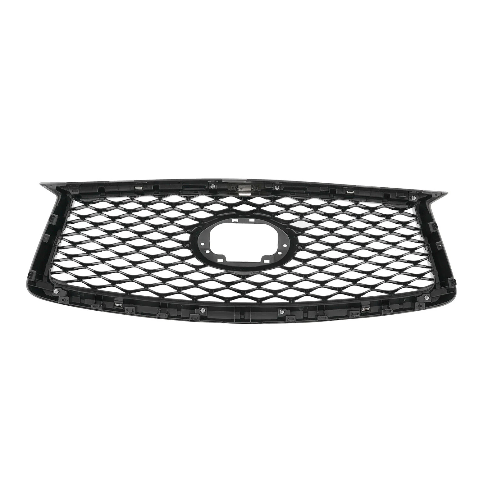 Chrome Front Bumper Mesh Grille For 2019-2023 Infiniti QX50 W/ Camera Hole - Image 6