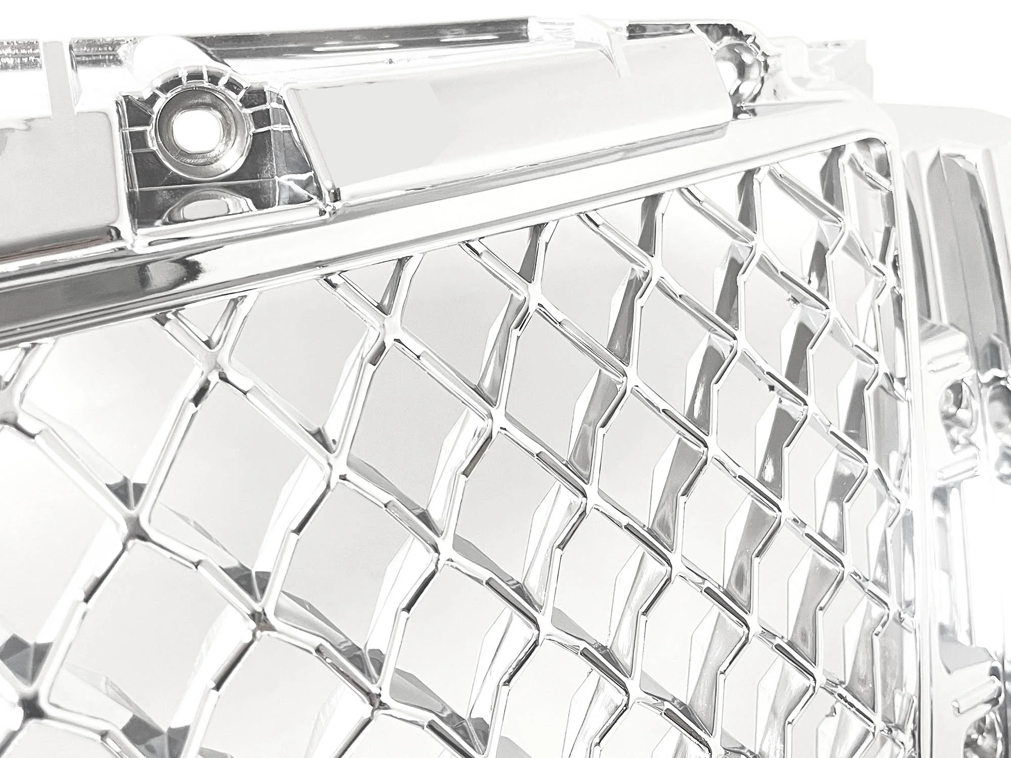 Chrome Front Mesh Bumper Grilles Upper & Lower Grille For 2013-2017 XTS Cadillac - Image 10