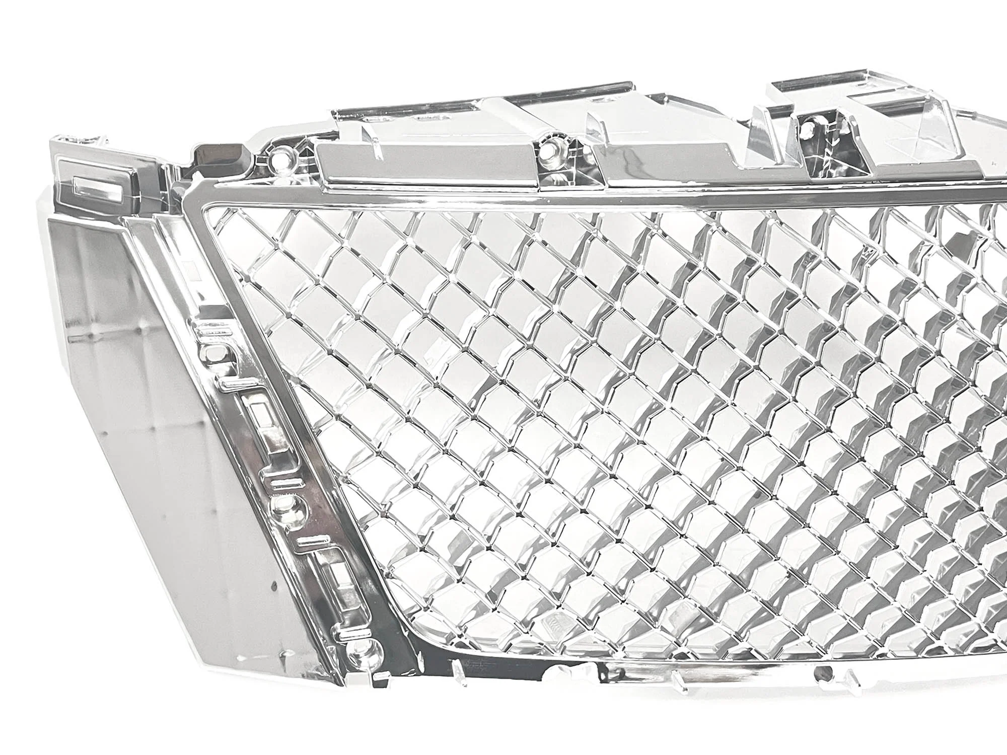 Chrome Front Mesh Bumper Grilles Upper & Lower Grille For 2013-2017 XTS Cadillac - Image 5