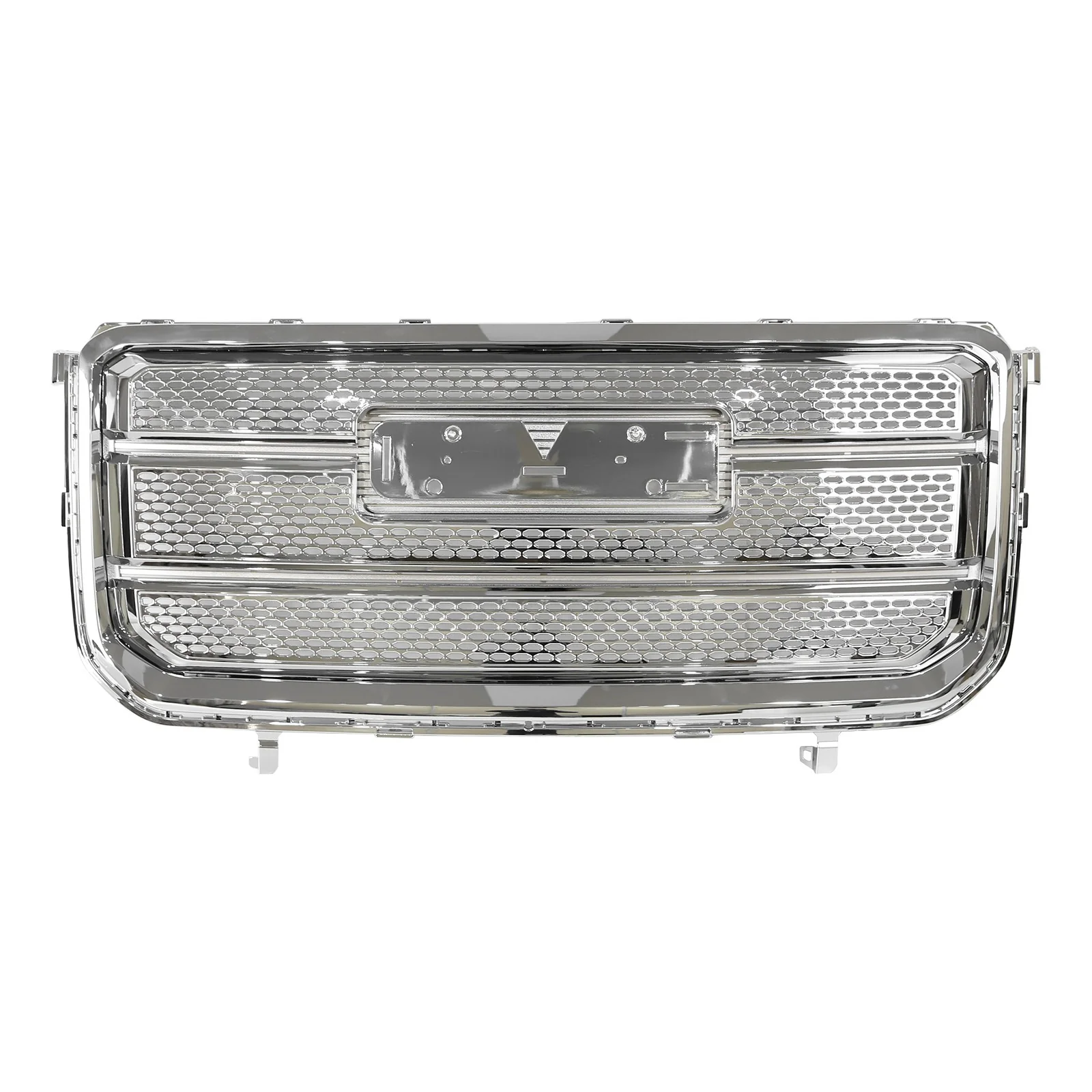 Chrome Front Upper Bumper Grille For 2013-2016 GMC Acadia Denali Style - Image 2