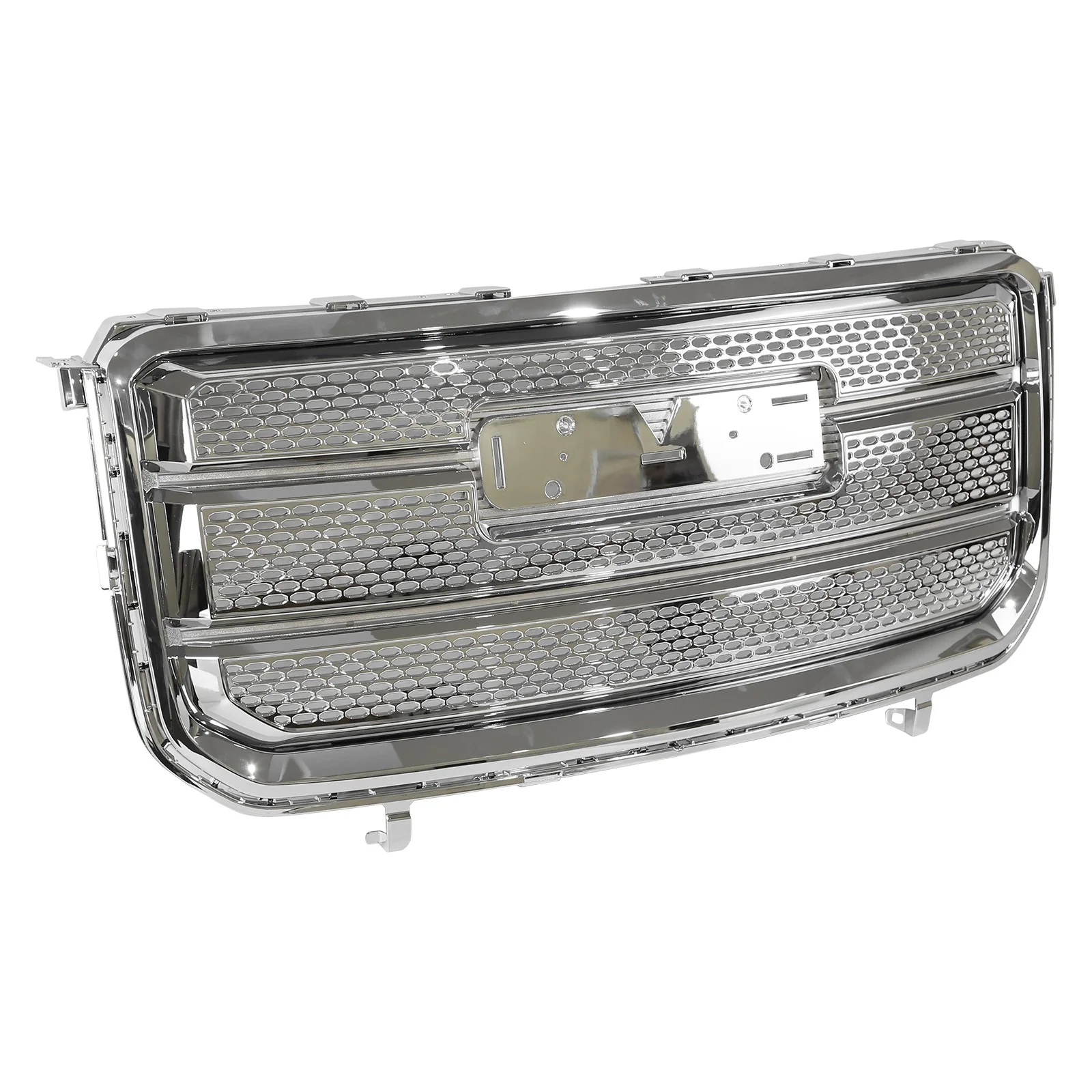 Chrome Front Upper Bumper Grille For 2013-2016 GMC Acadia Denali Style - Image 3