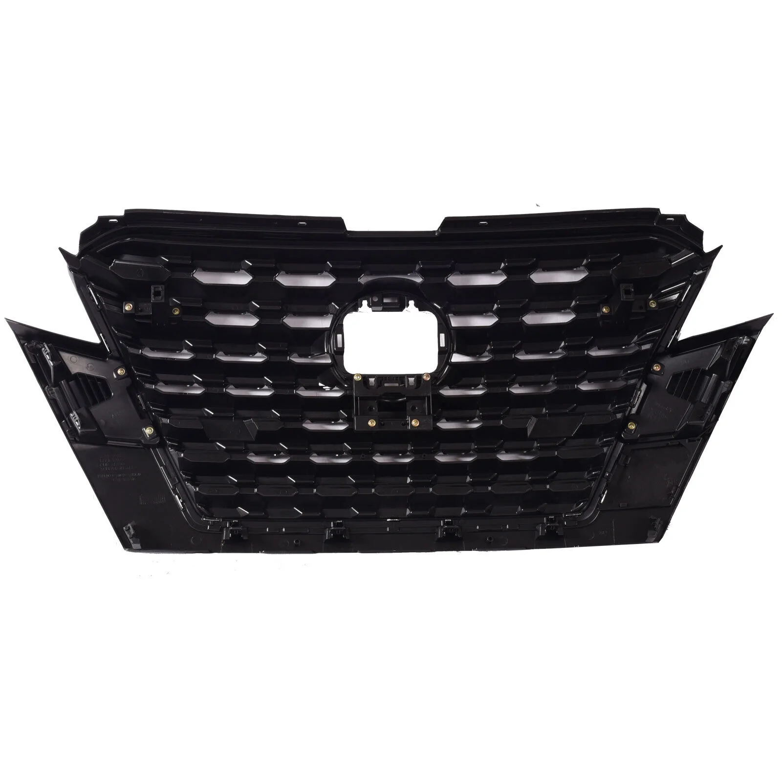 Black Front Bumper Upper Grille Replacement For 2021-2023 Nissan Kicks - Image 4