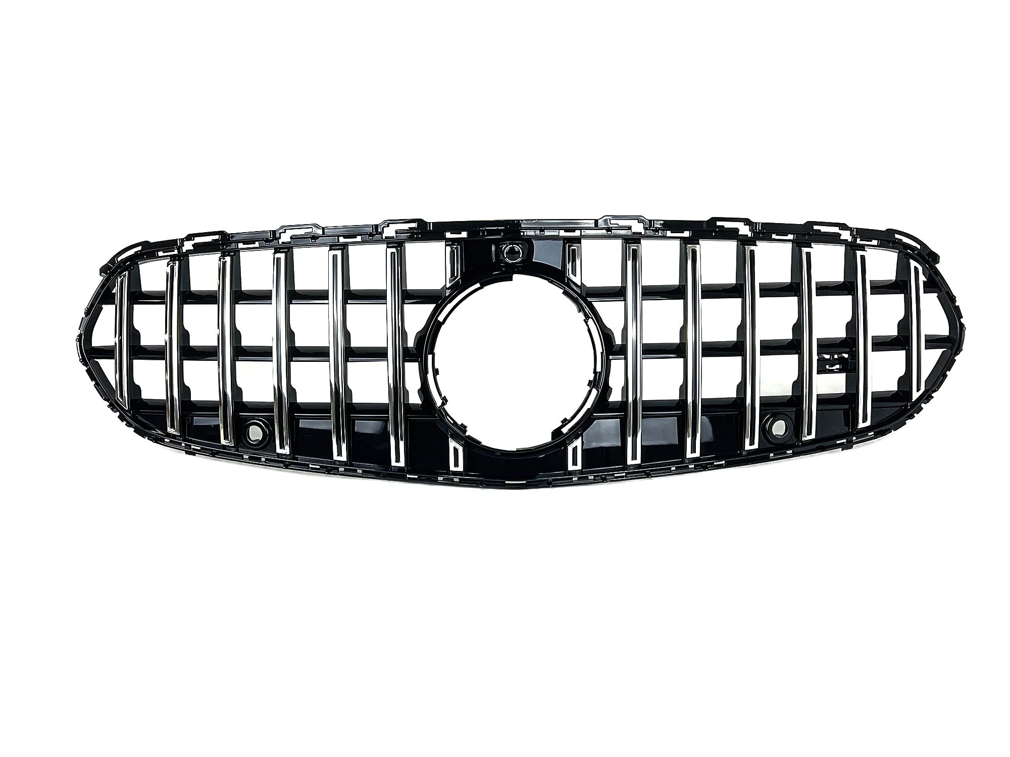 Chrome Front Grille Grill For 2022-2023 Mercedes W206 C200 C300 Non-AMG - Image 4