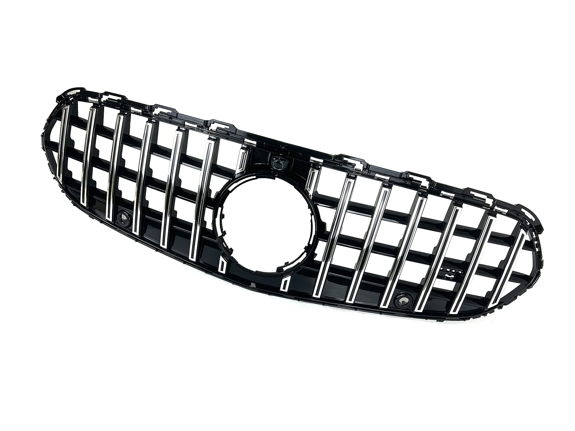 Chrome Front Grille Grill For 2022-2023 Mercedes W206 C200 C300 Non-AMG - Image 8