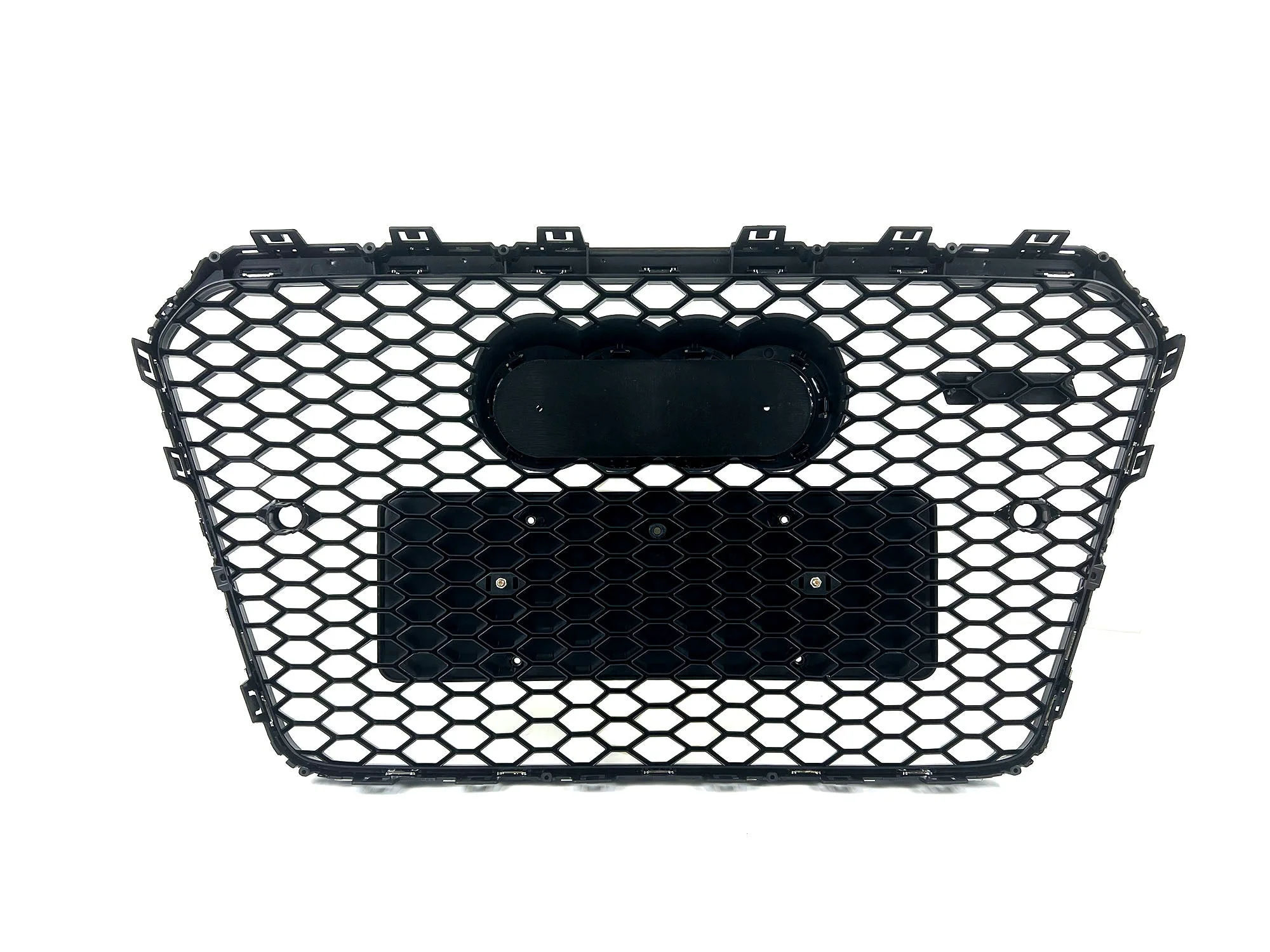 Honeycomb Front Bumper Grille for Audi A5 B8.5 S5 2013-2016 ( Chrome Frame + Black Honeycomb) - Image 10