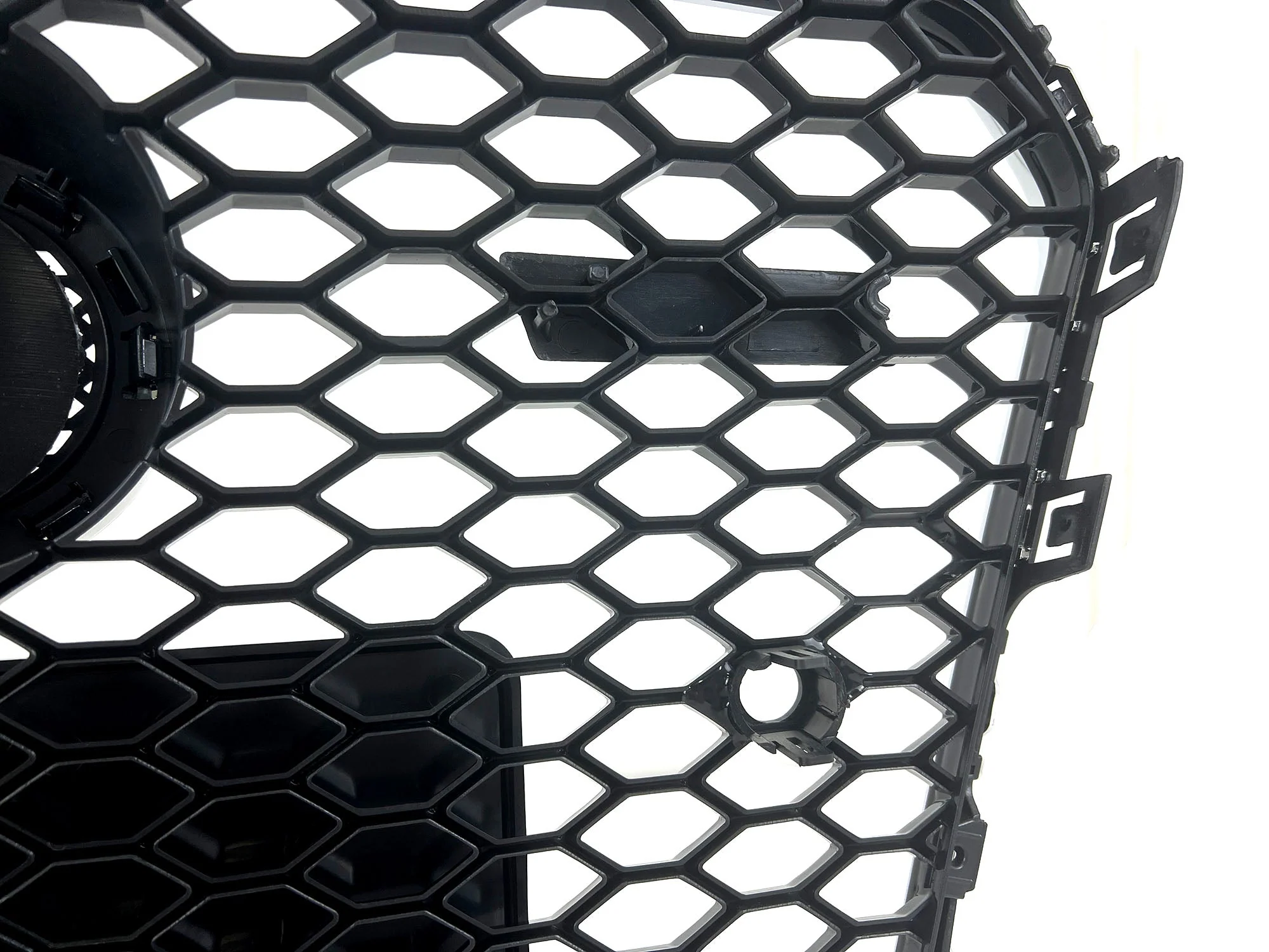 Honeycomb Front Bumper Grille for Audi A5 B8.5 S5 2013-2016 ( Chrome Frame + Black Honeycomb) - Image 11
