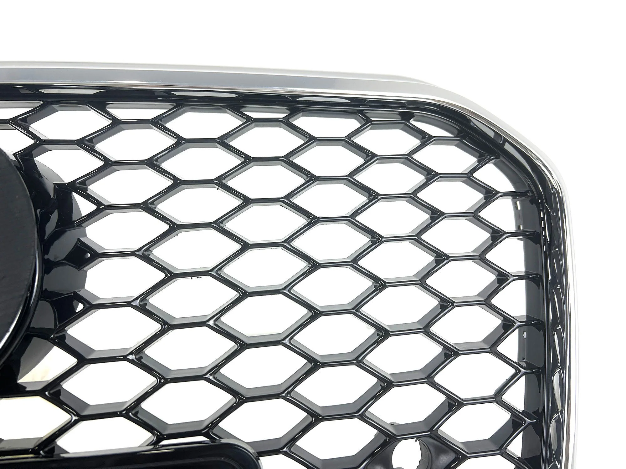 Honeycomb Front Bumper Grille for Audi A5 B8.5 S5 2013-2016 ( Chrome Frame + Black Honeycomb) - Image 7