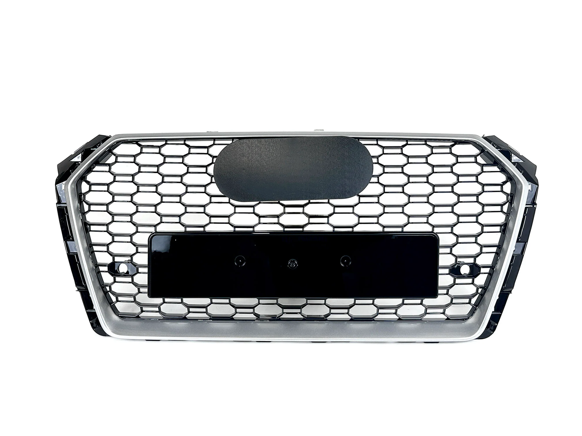 Chrome Honeycomb Front Grille for Audi A4 B9 S4 2017-2019 fg315 - Image 4