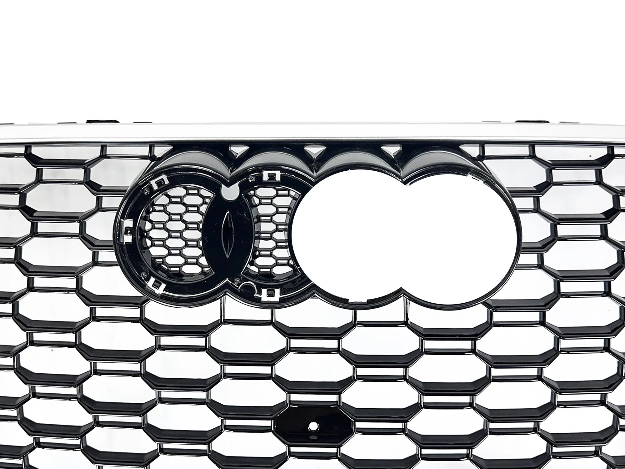 Chrome Honeycomb Front Grille for Audi A4 B9 S4 2017-2019 fg315 - Image 9