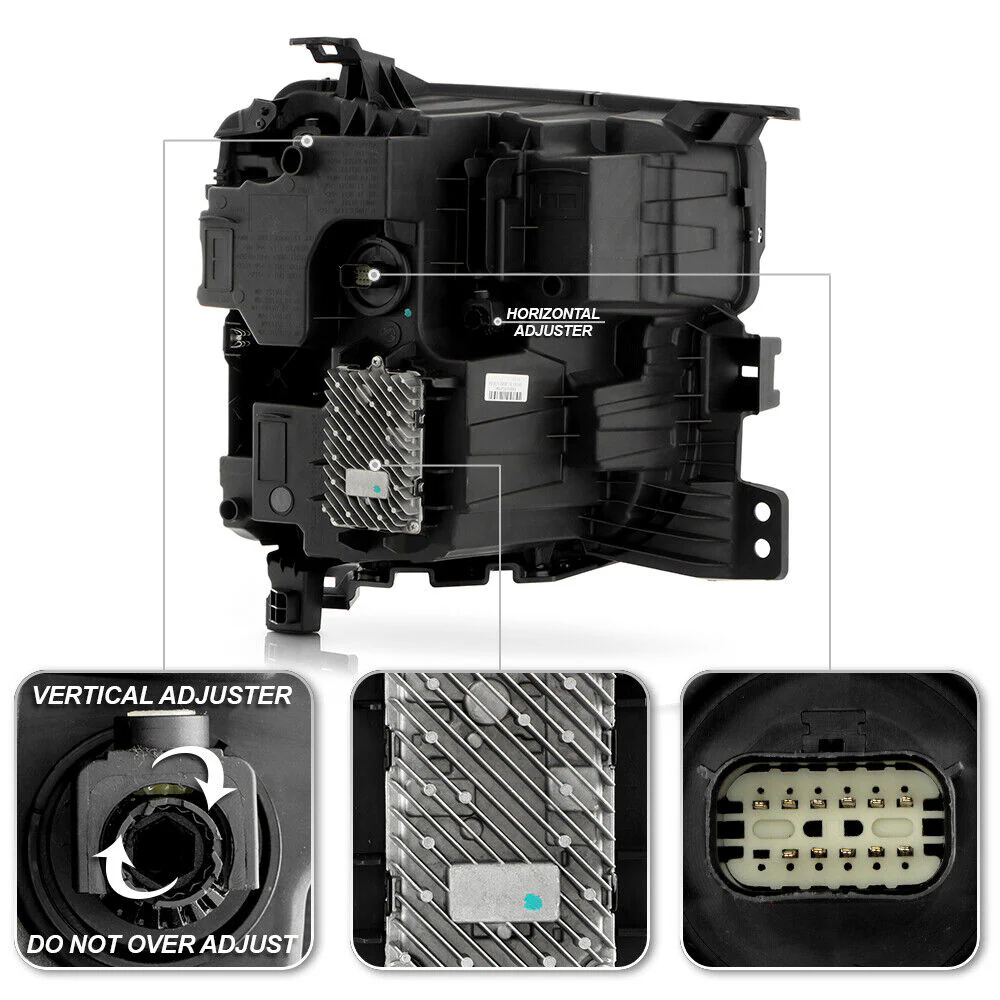 For 2022-2024 Chevy Silverado 1500 Chrome LED DRL w/ White Animation Headlights - Image 4