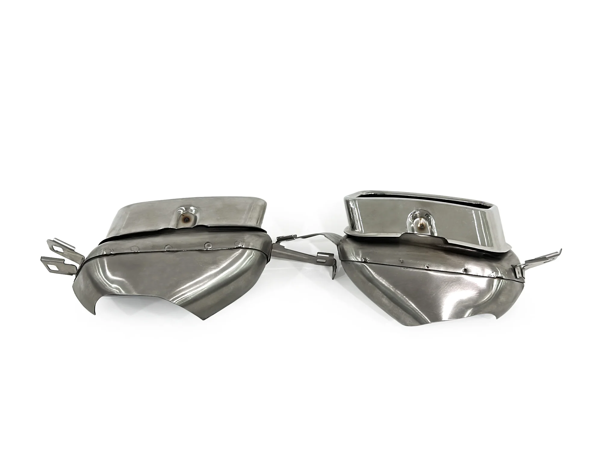Chrome Quad Exhaust Tips Replace for BMW 760 F01 F02 M-Sport 2009-2015 - Image 10