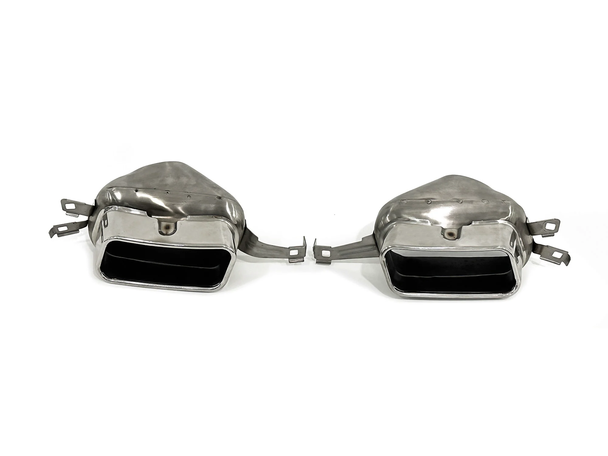 Chrome Quad Exhaust Tips Replace for BMW 760 F01 F02 M-Sport 2009-2015 - Image 7