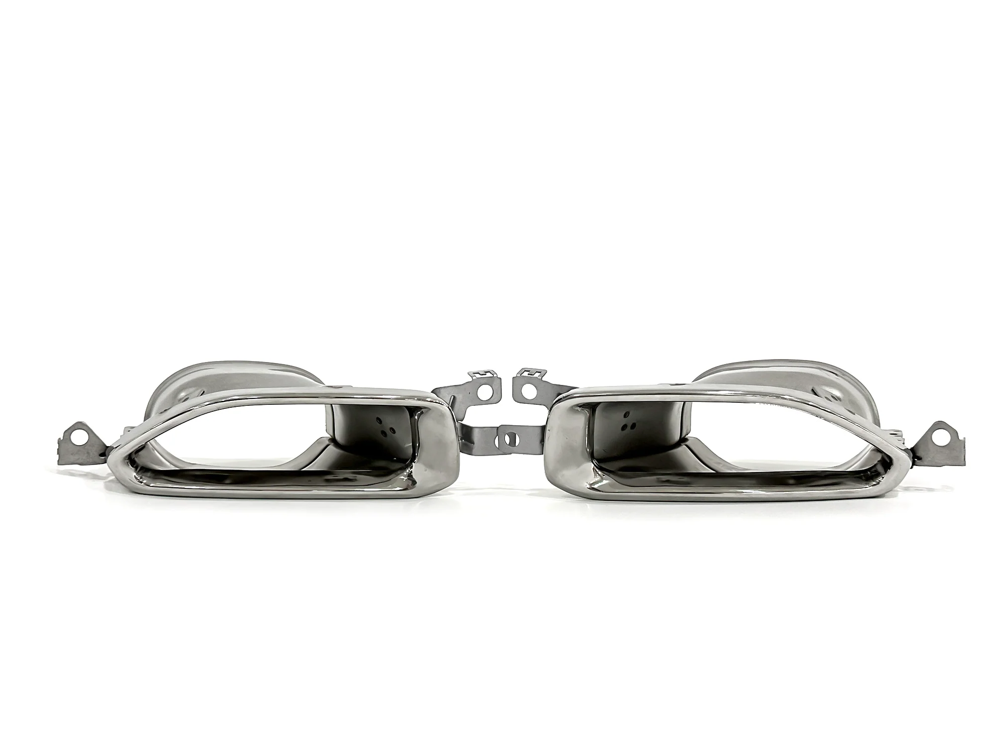 Chrome Square Exhaust Tips for BMW G20 G21 M340i 2019-2022 - Image 5