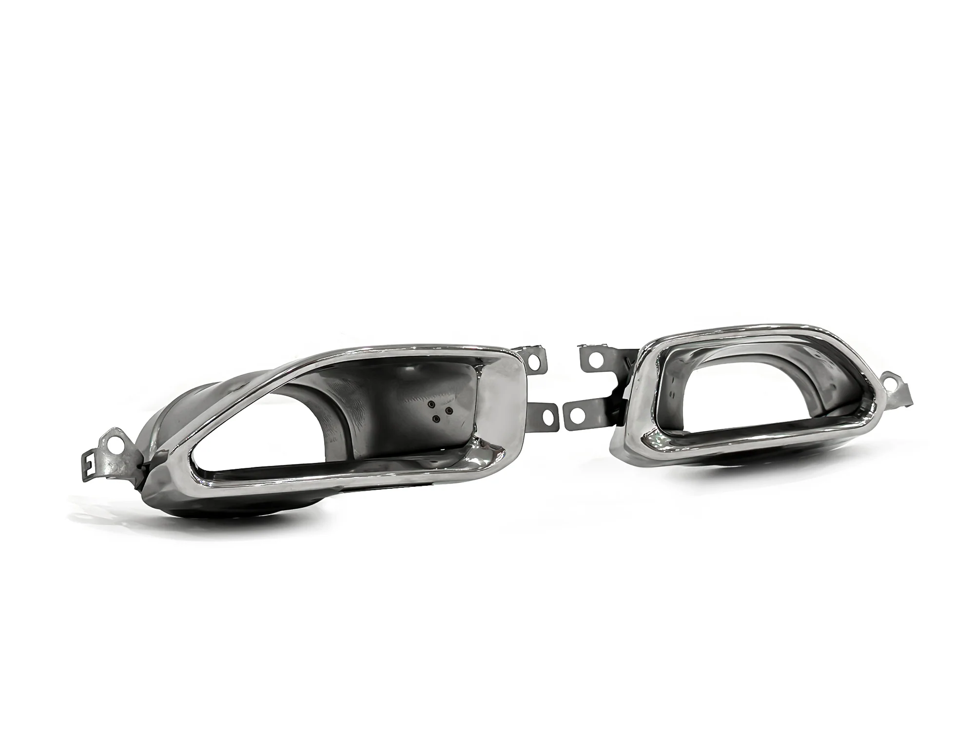 Chrome Square Exhaust Tips for BMW G20 G21 M340i 2019-2022 - Image 6