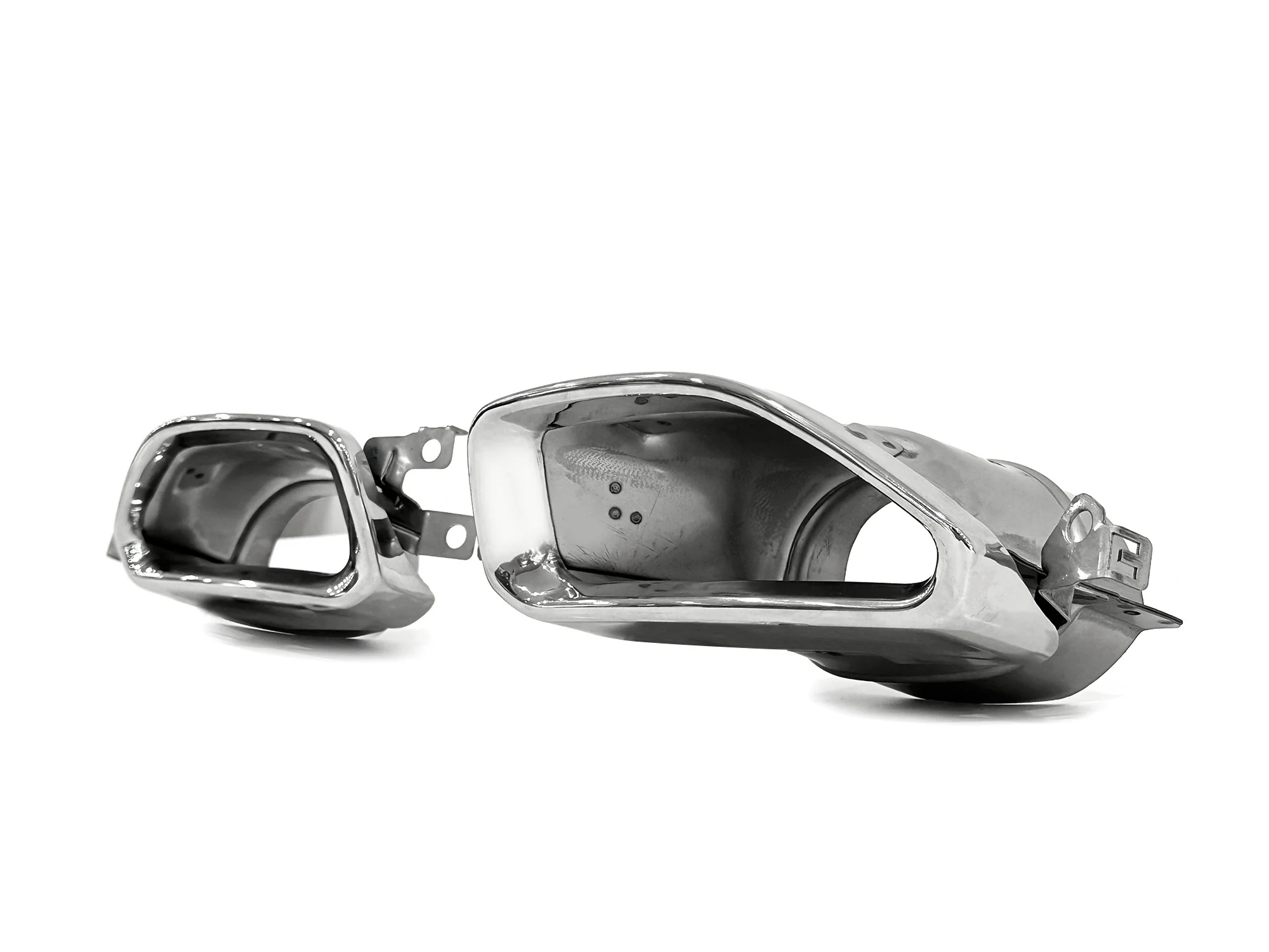 Chrome Square Exhaust Tips for BMW G20 G21 M340i 2019-2022 - Image 7